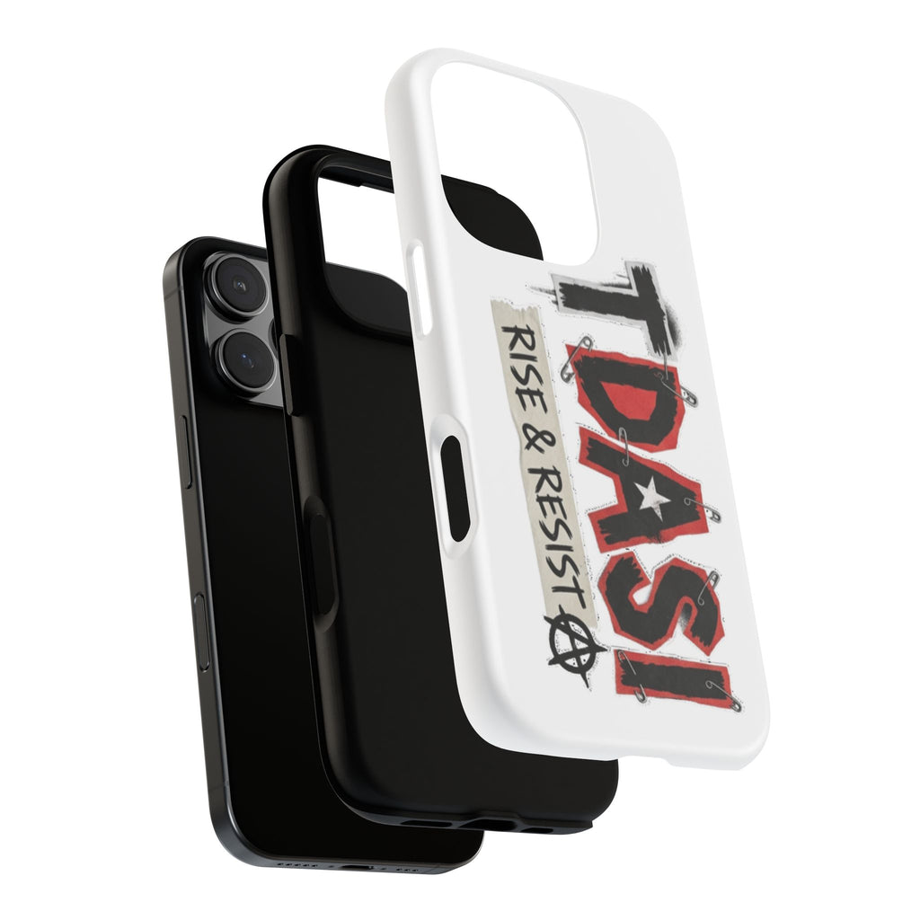 Tough Cases Phone Case – “TDASI Rise & Resist” Punk Graphic Protective Cover