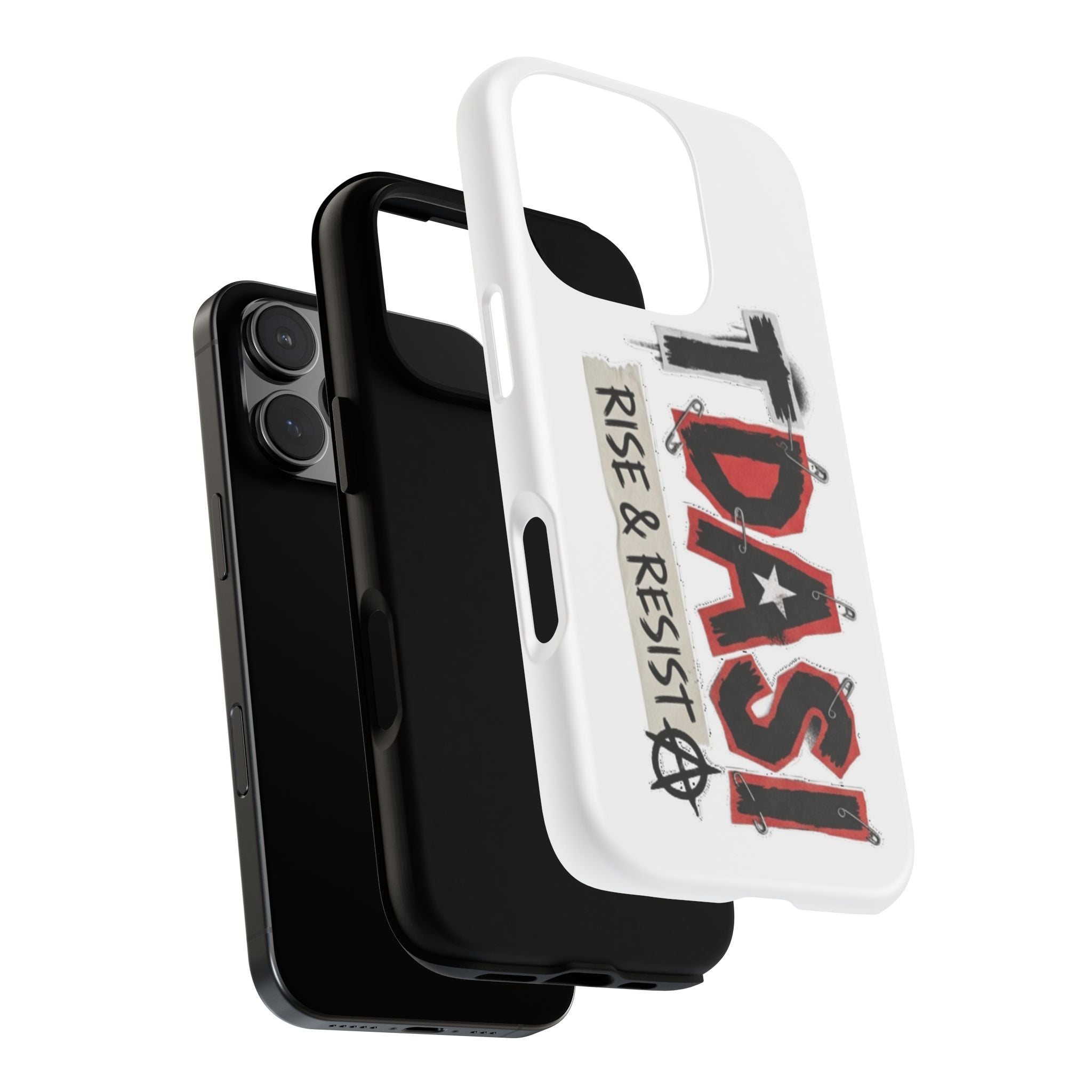 Tough Cases Phone Case – “TDASI Rise & Resist” Punk Graphic Protective Cover