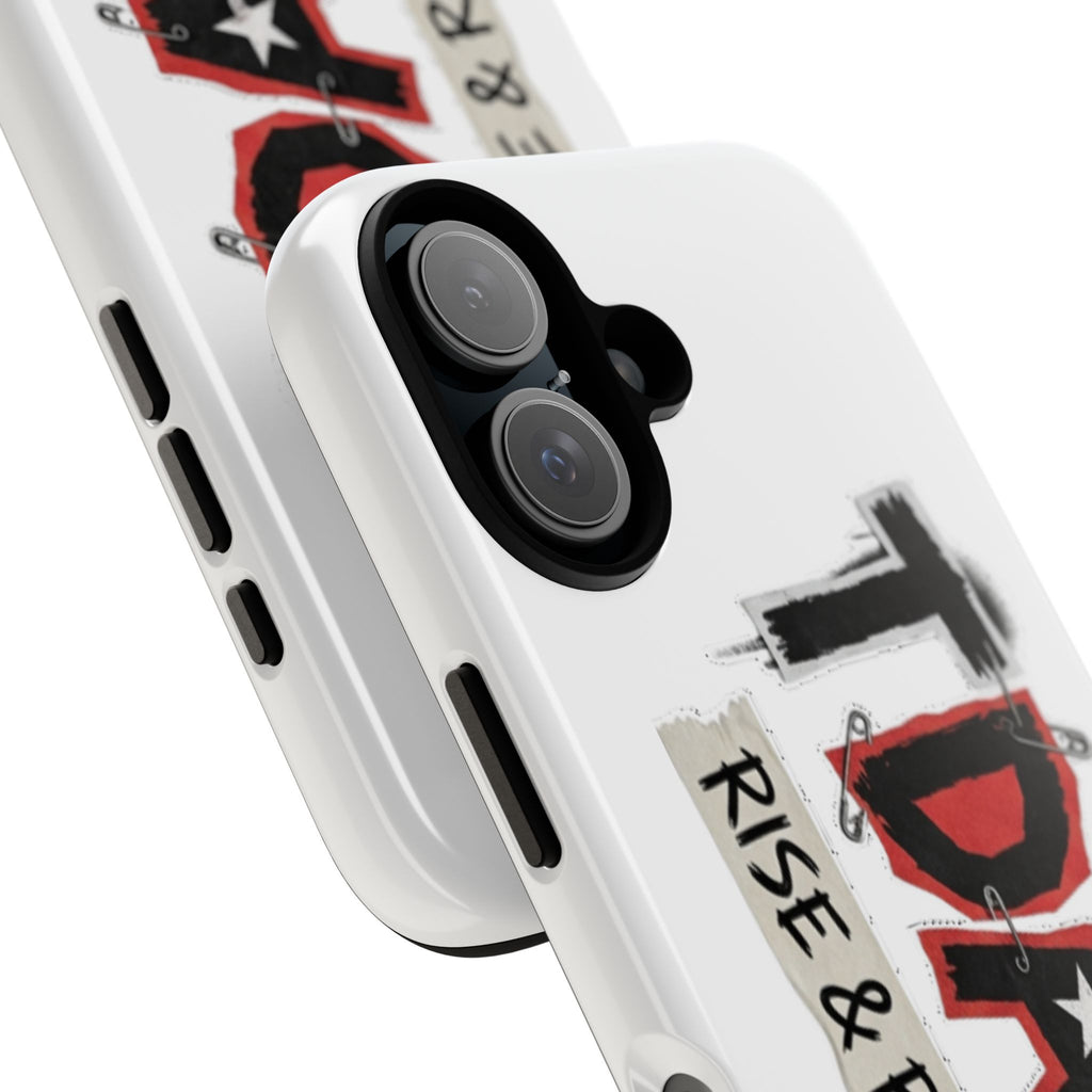 Tough Cases Phone Case – “TDASI Rise & Resist” Punk Graphic Protective Cover