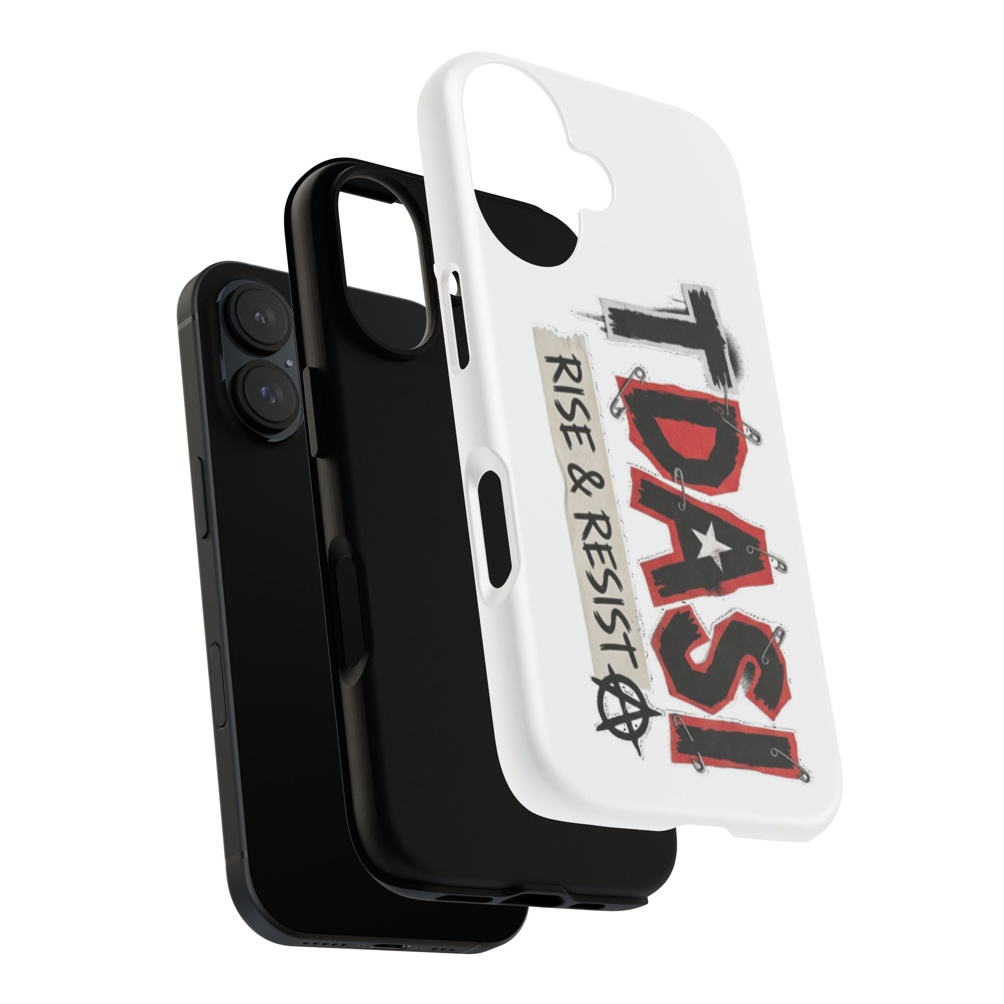 Tough Cases Phone Case – “TDASI Rise & Resist” Punk Graphic Protective Cover