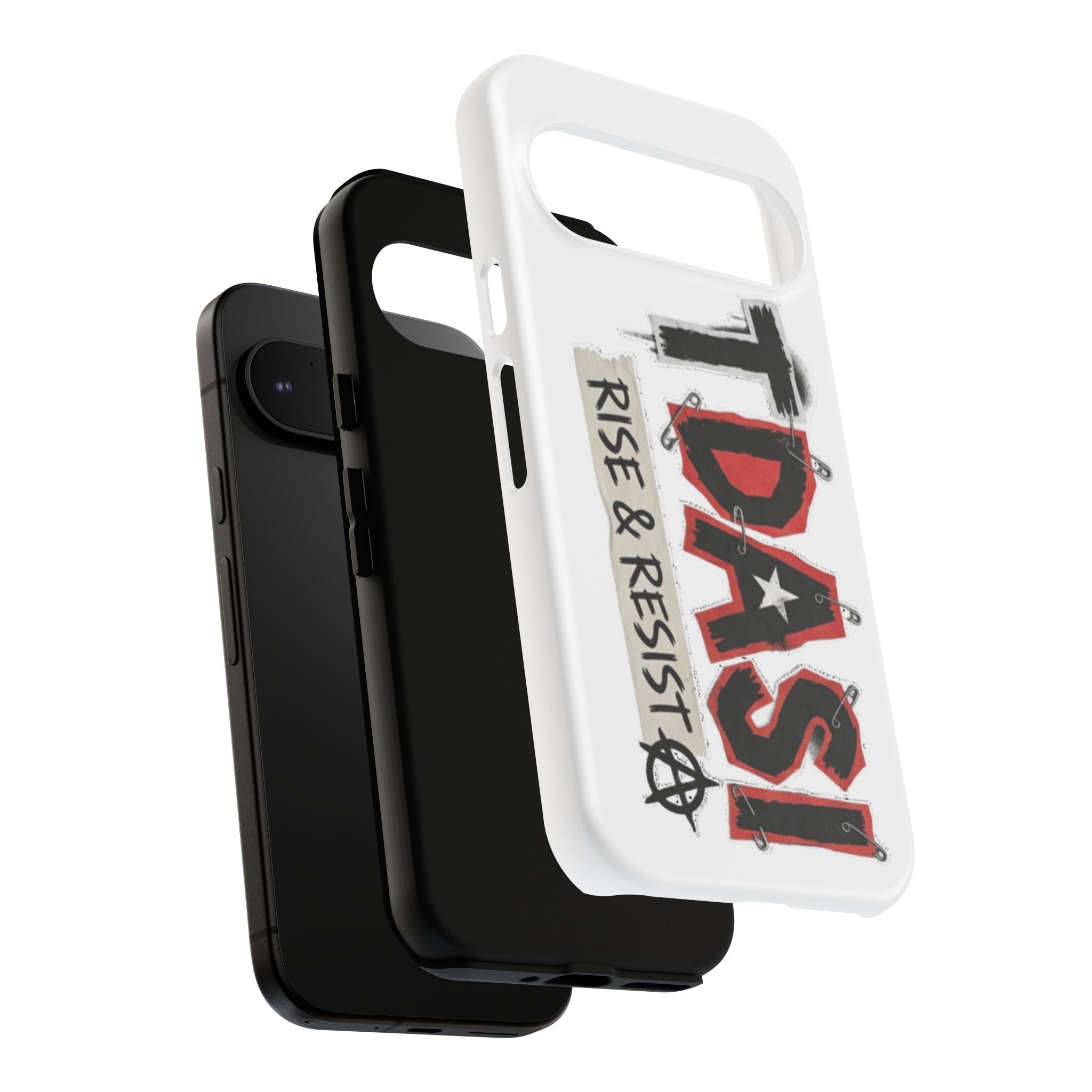 Tough Cases Phone Case – “TDASI Rise & Resist” Punk Graphic Protective Cover