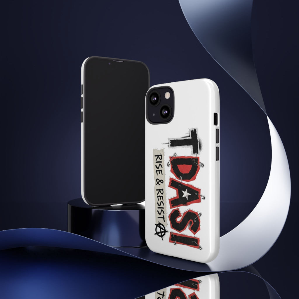 Tough Cases Phone Case – “TDASI Rise & Resist” Punk Graphic Protective Cover