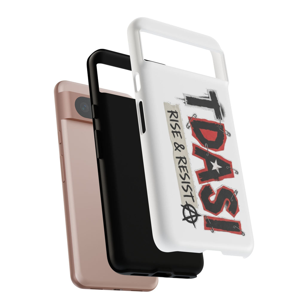 Tough Cases Phone Case – “TDASI Rise & Resist” Punk Graphic Protective Cover