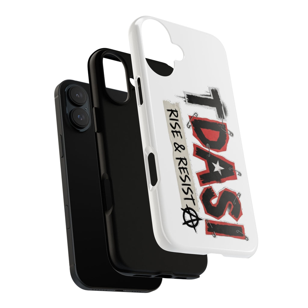 Tough Cases Phone Case – “TDASI Rise & Resist” Punk Graphic Protective Cover