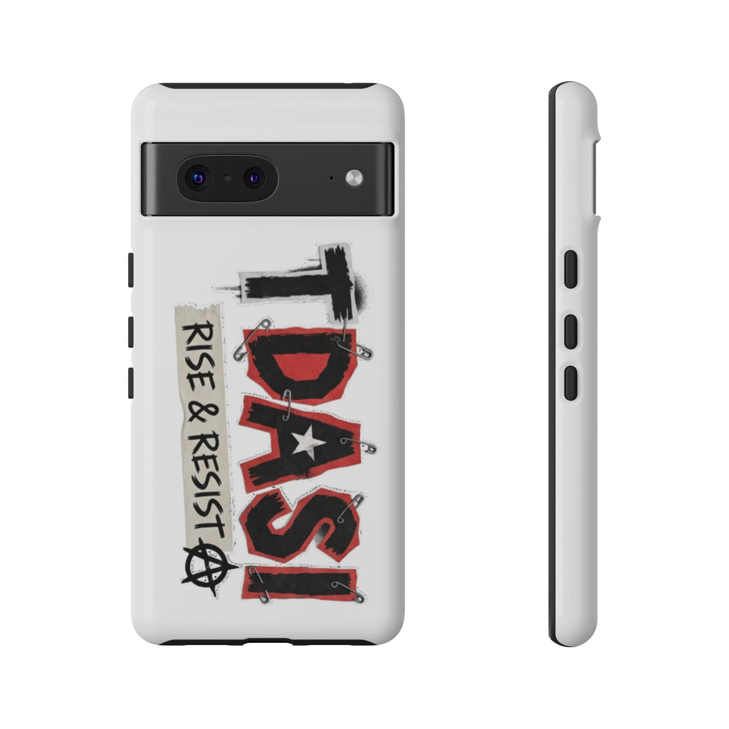 Tough Cases Phone Case – “TDASI Rise & Resist” Punk Graphic Protective Cover