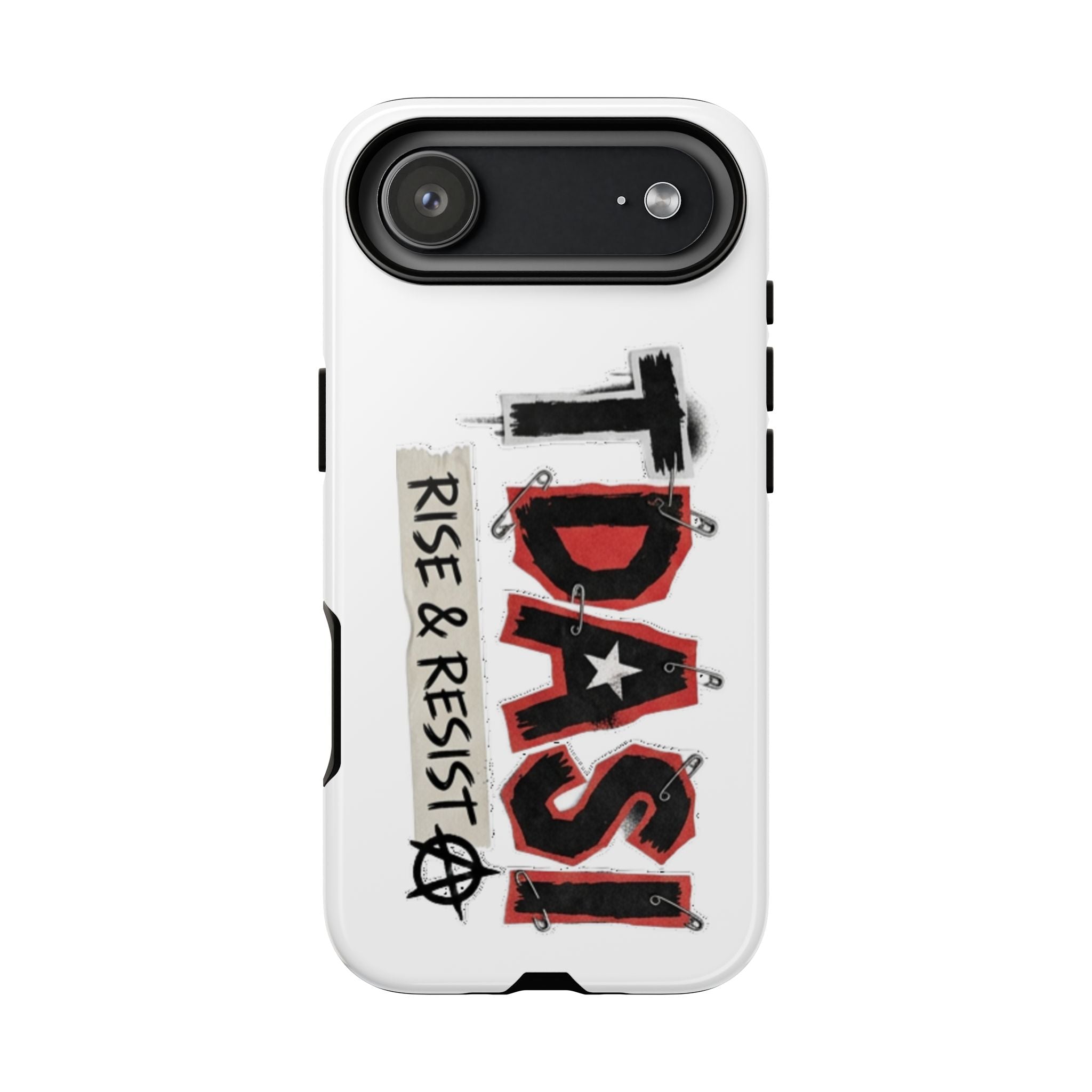 Tough Cases Phone Case – “TDASI Rise & Resist” Punk Graphic Protective Cover