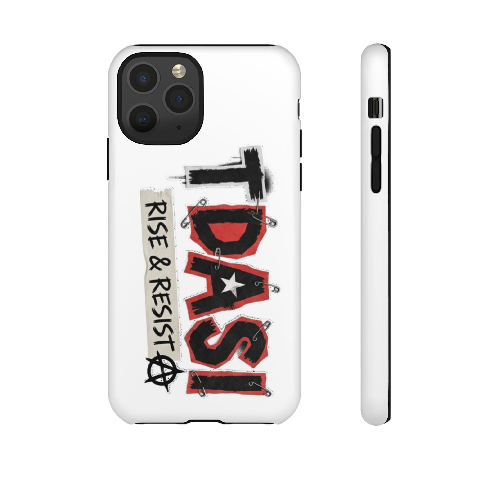 Tough Cases Phone Case – “TDASI Rise & Resist” Punk Graphic Protective Cover