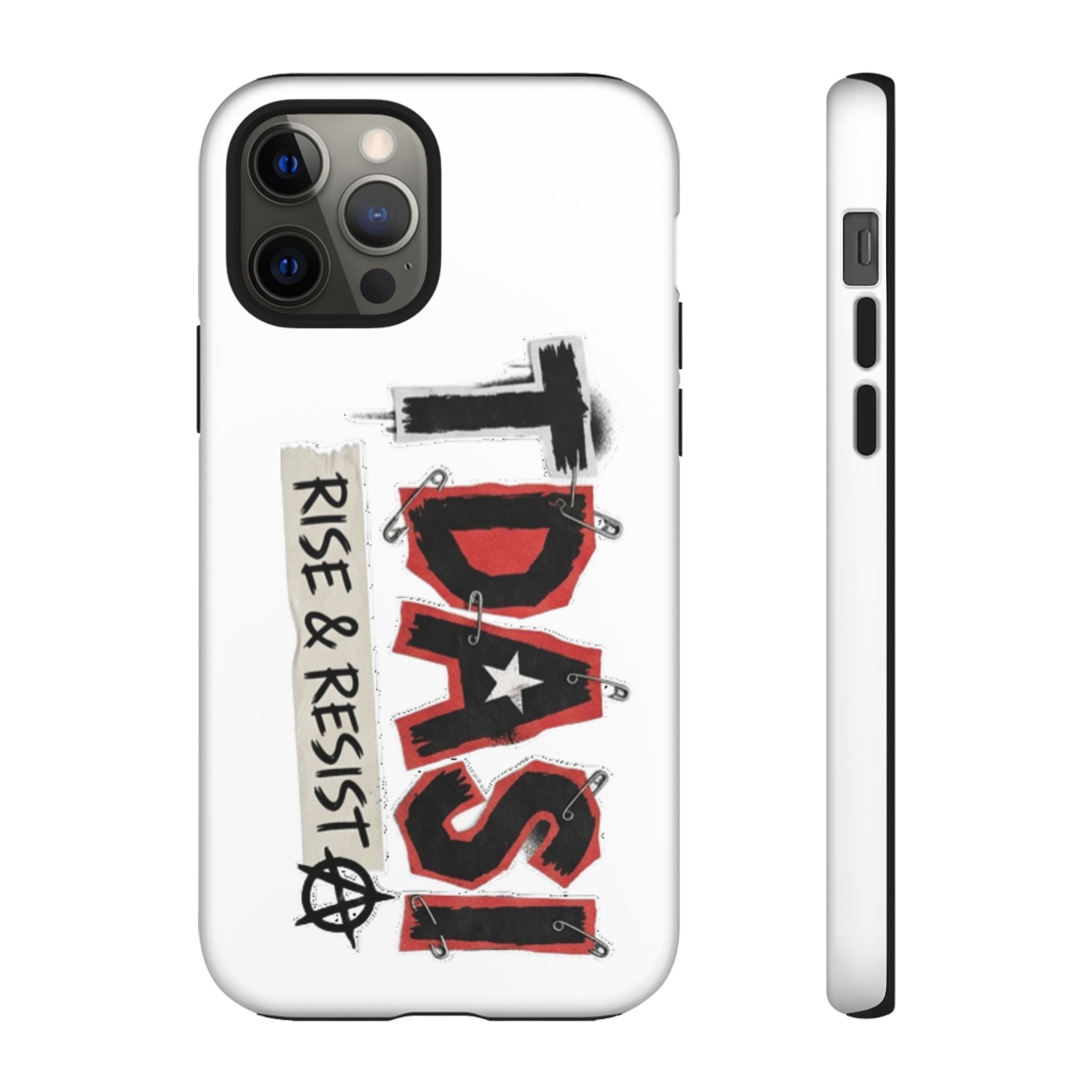 Tough Cases Phone Case – “TDASI Rise & Resist” Punk Graphic Protective Cover