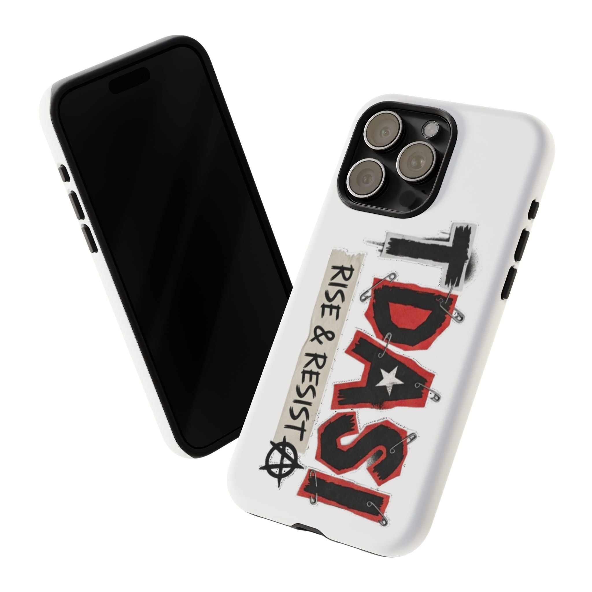 Tough Cases Phone Case – “TDASI Rise & Resist” Punk Graphic Protective Cover