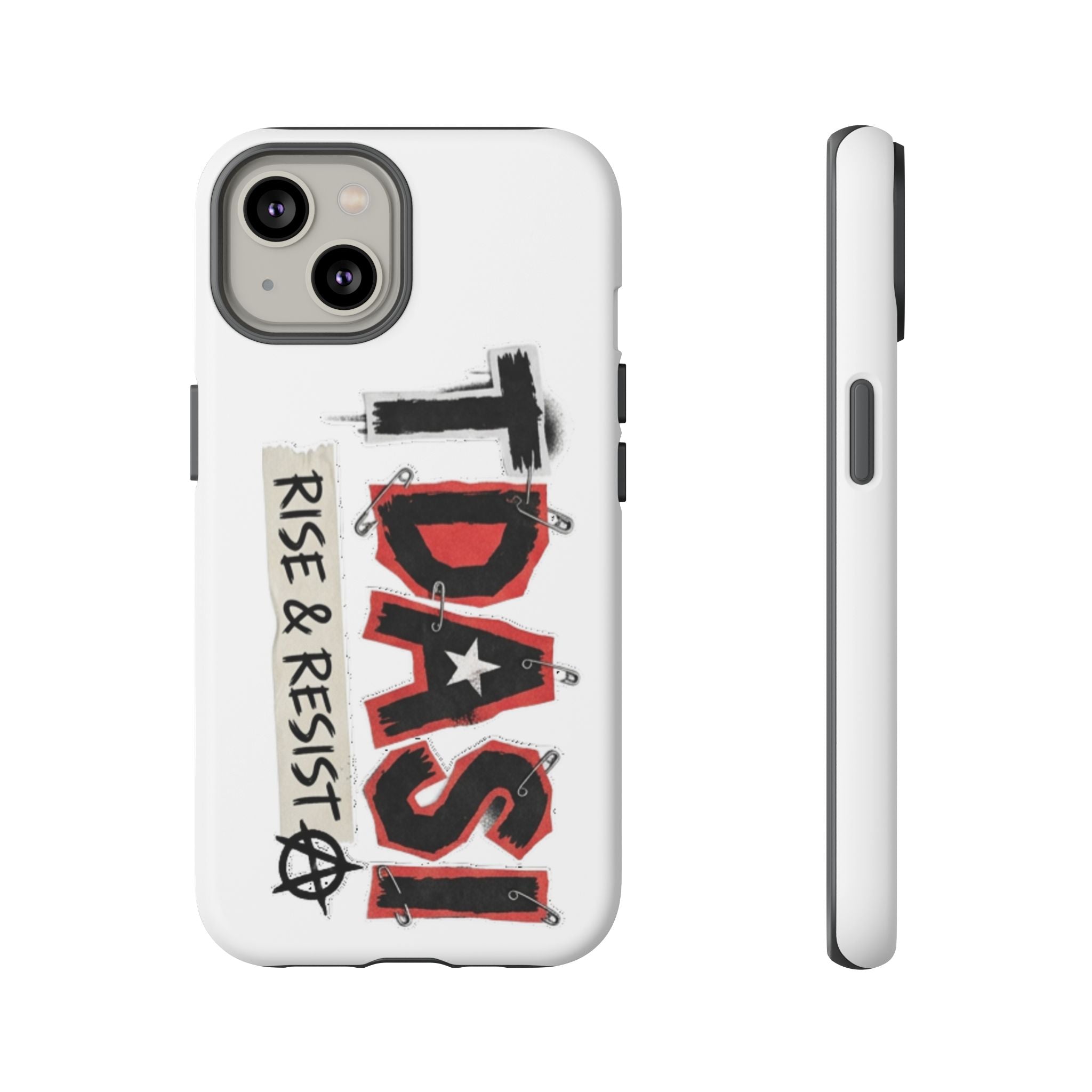Tough Cases Phone Case – “TDASI Rise & Resist” Punk Graphic Protective Cover