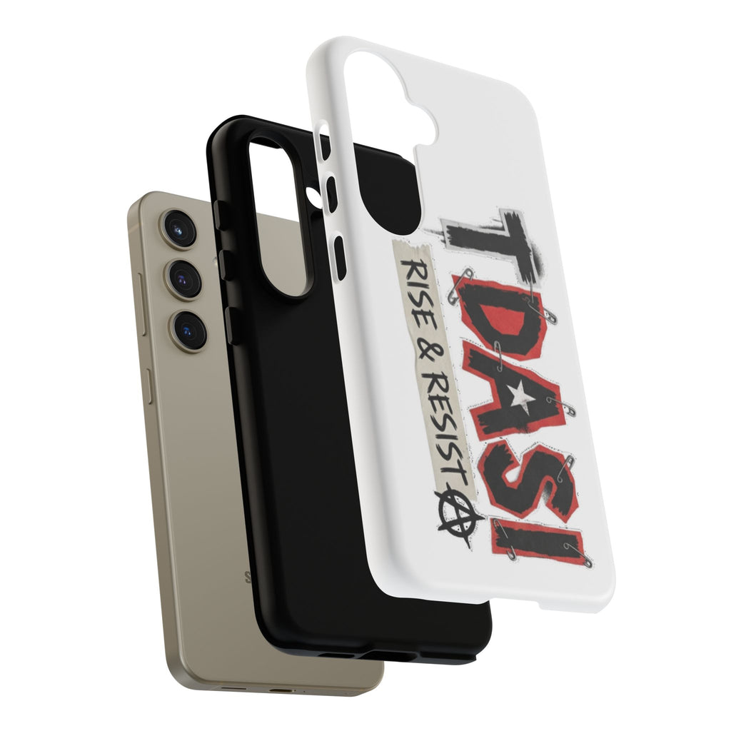 Tough Cases Phone Case – “TDASI Rise & Resist” Punk Graphic Protective Cover
