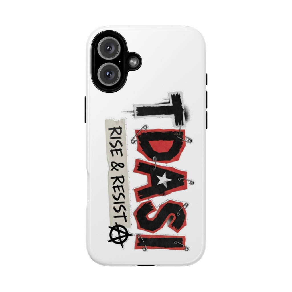 Tough Cases Phone Case – “TDASI Rise & Resist” Punk Graphic Protective Cover