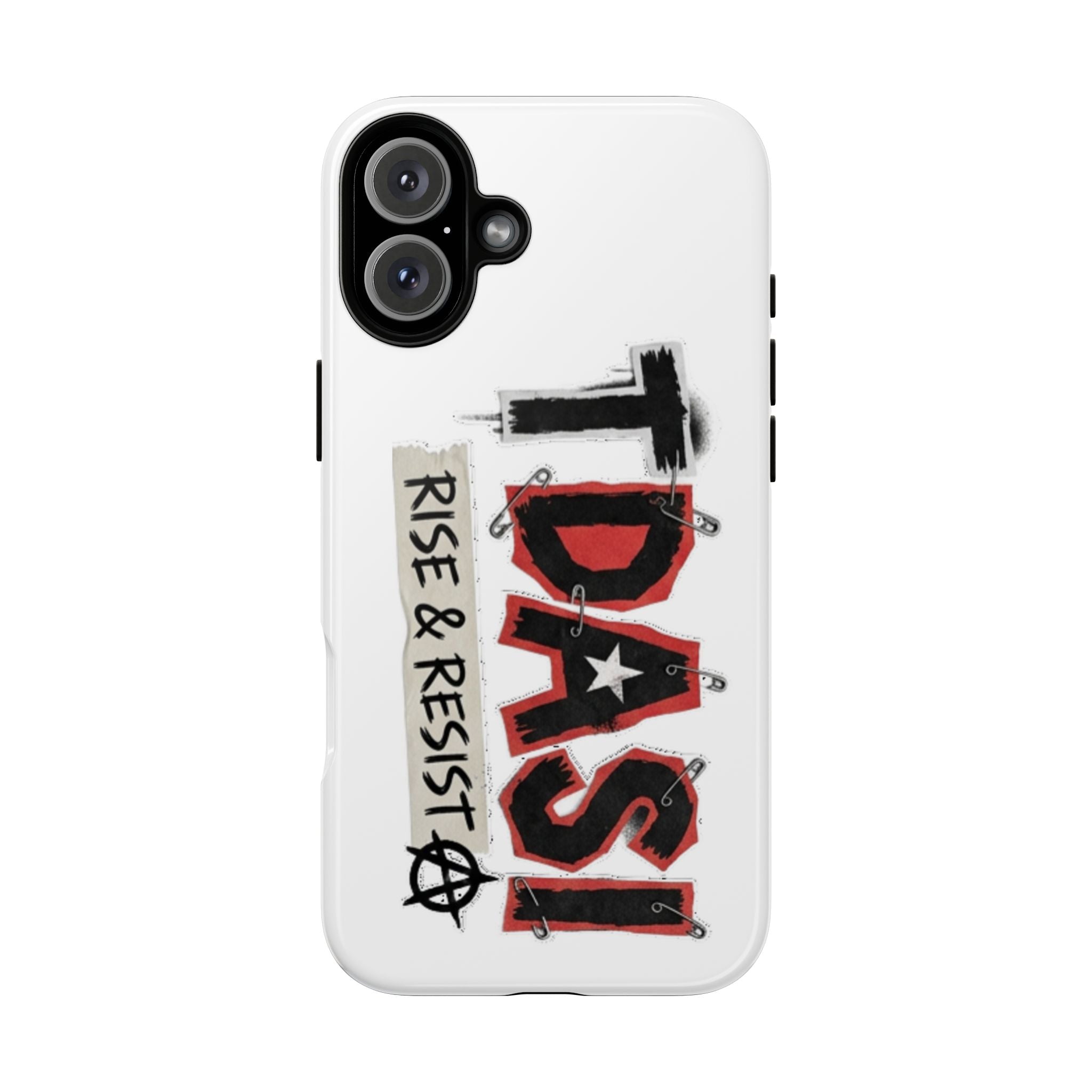 Tough Cases Phone Case – “TDASI Rise & Resist” Punk Graphic Protective Cover