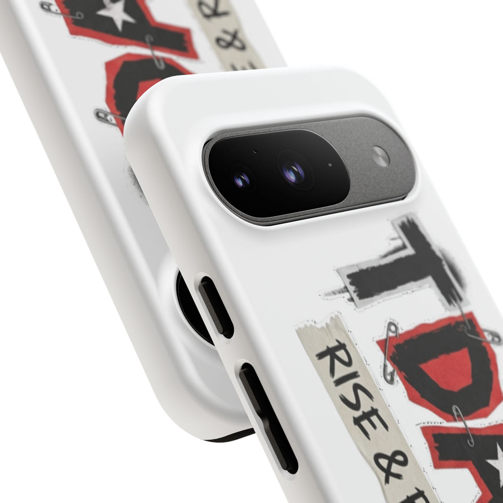 Tough Cases Phone Case – “TDASI Rise & Resist” Punk Graphic Protective Cover