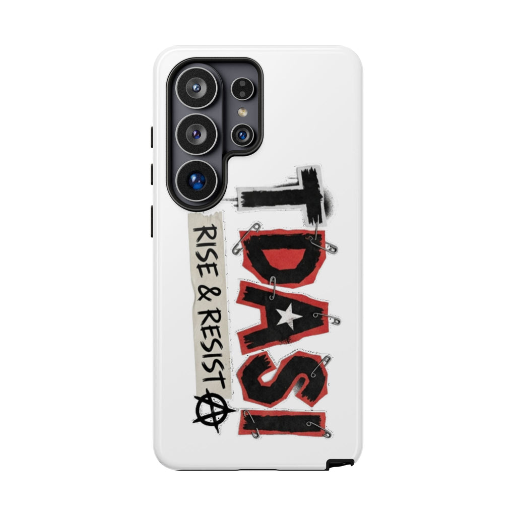 Tough Cases Phone Case – “TDASI Rise & Resist” Punk Graphic Protective Cover