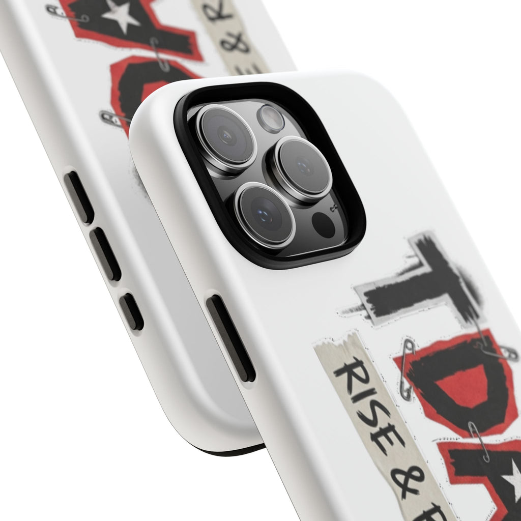 Tough Cases Phone Case – “TDASI Rise & Resist” Punk Graphic Protective Cover