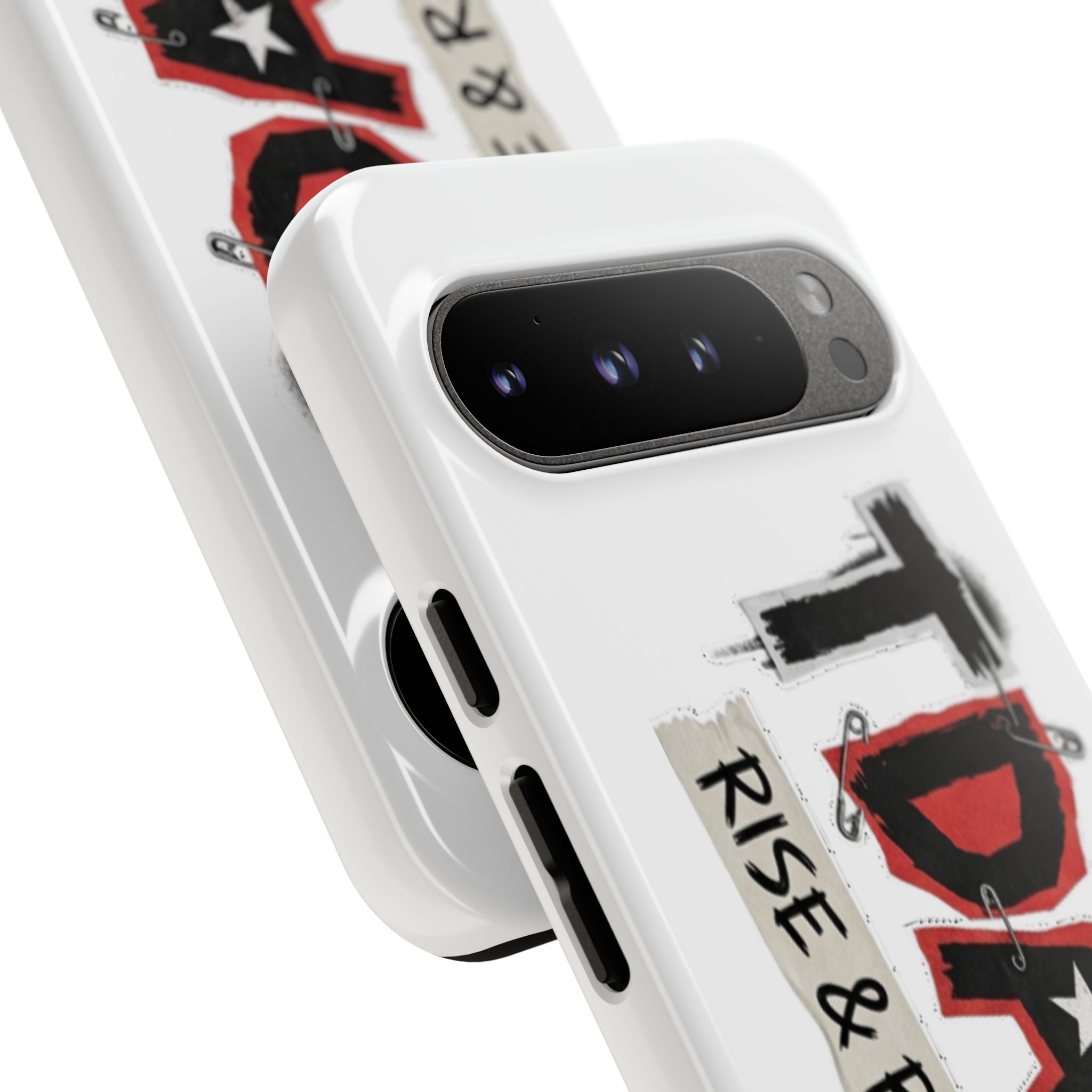 Tough Cases Phone Case – “TDASI Rise & Resist” Punk Graphic Protective Cover