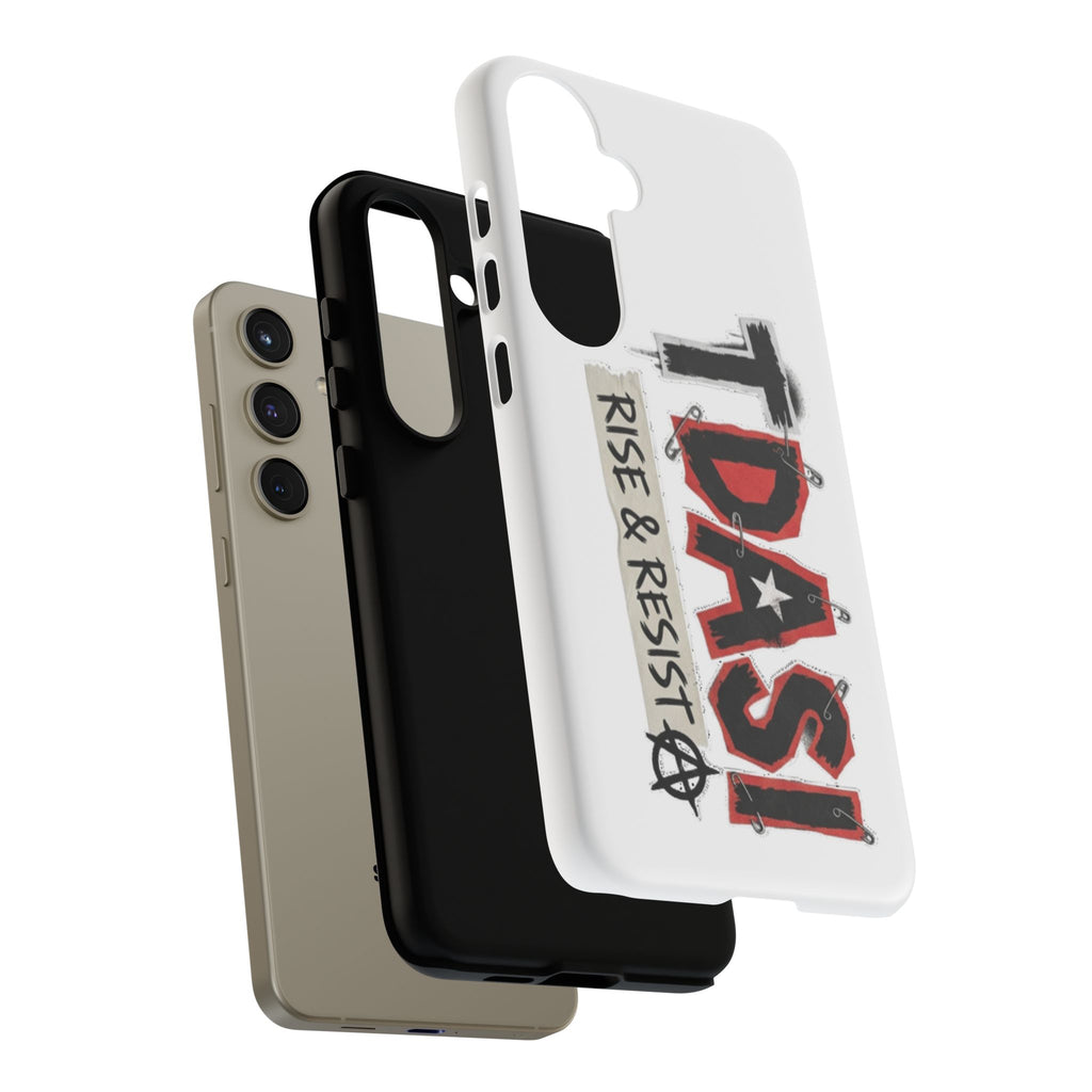 Tough Cases Phone Case – “TDASI Rise & Resist” Punk Graphic Protective Cover