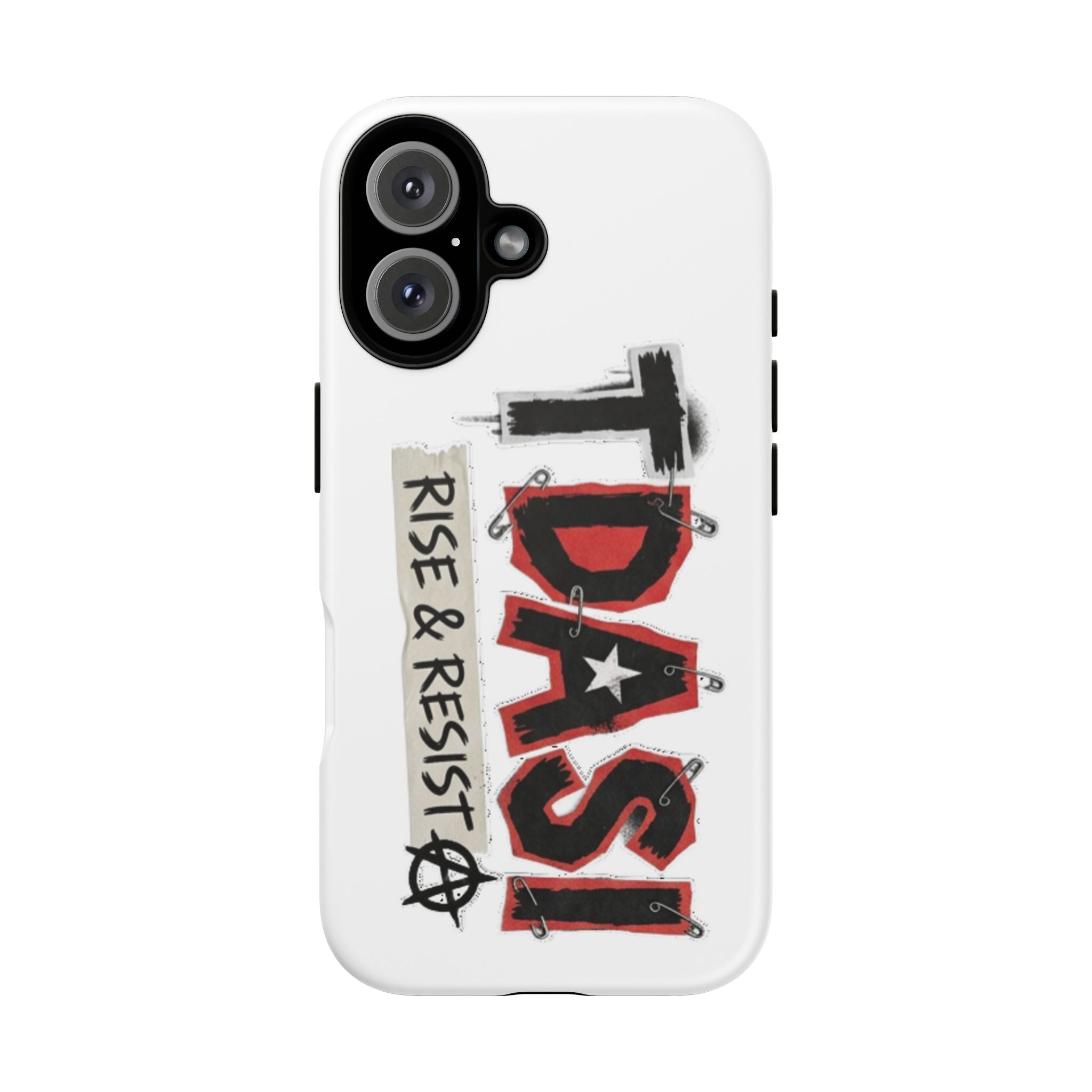 Tough Cases Phone Case – “TDASI Rise & Resist” Punk Graphic Protective Cover