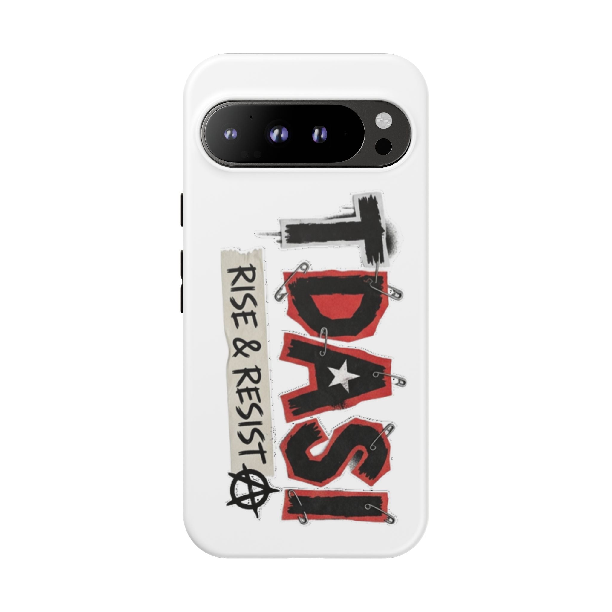 Tough Cases Phone Case – “TDASI Rise & Resist” Punk Graphic Protective Cover