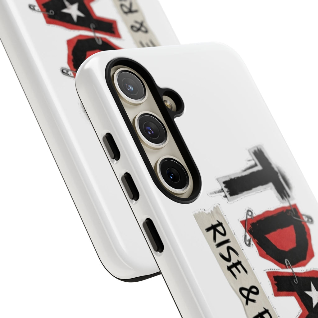Tough Cases Phone Case – “TDASI Rise & Resist” Punk Graphic Protective Cover