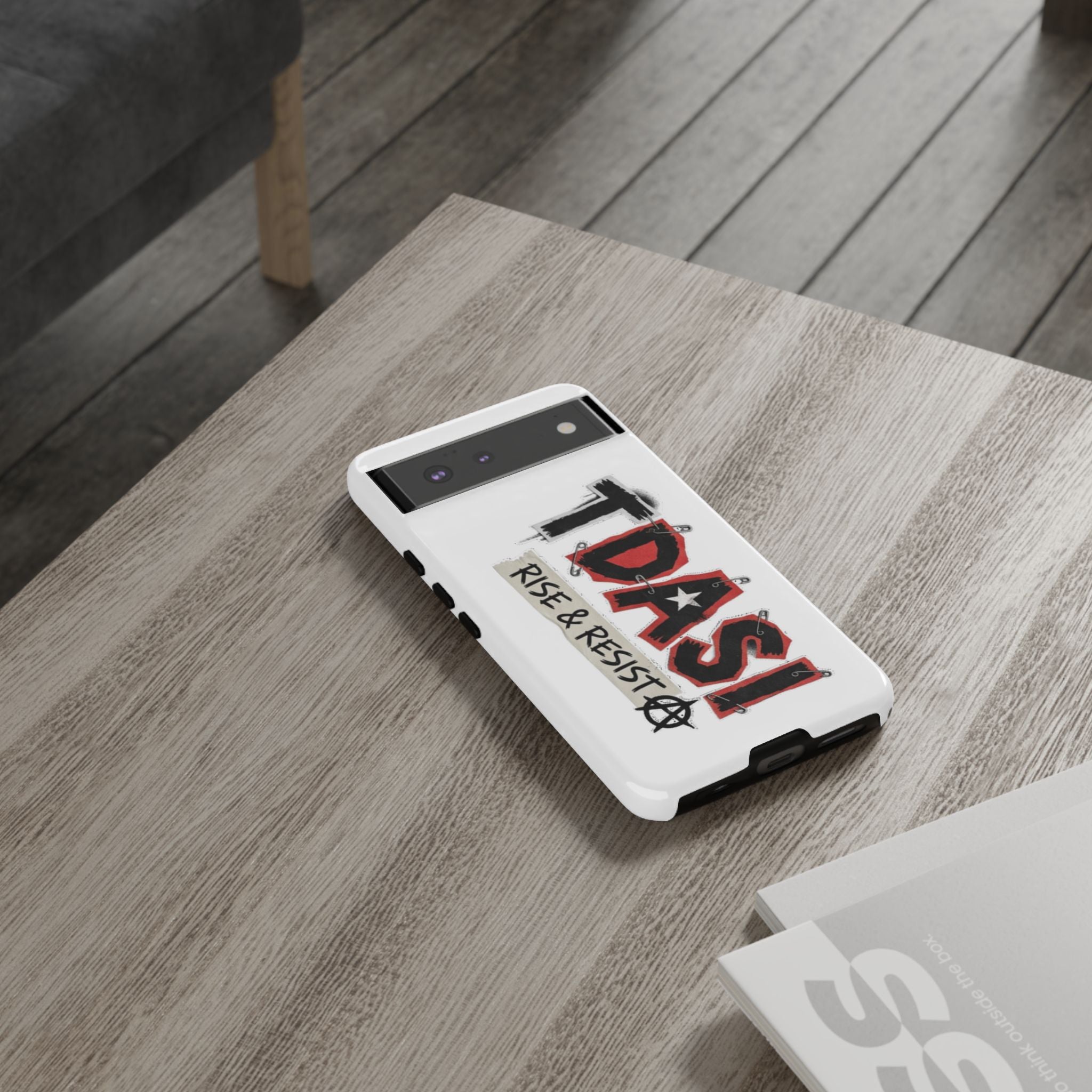 Tough Cases Phone Case – “TDASI Rise & Resist” Punk Graphic Protective Cover