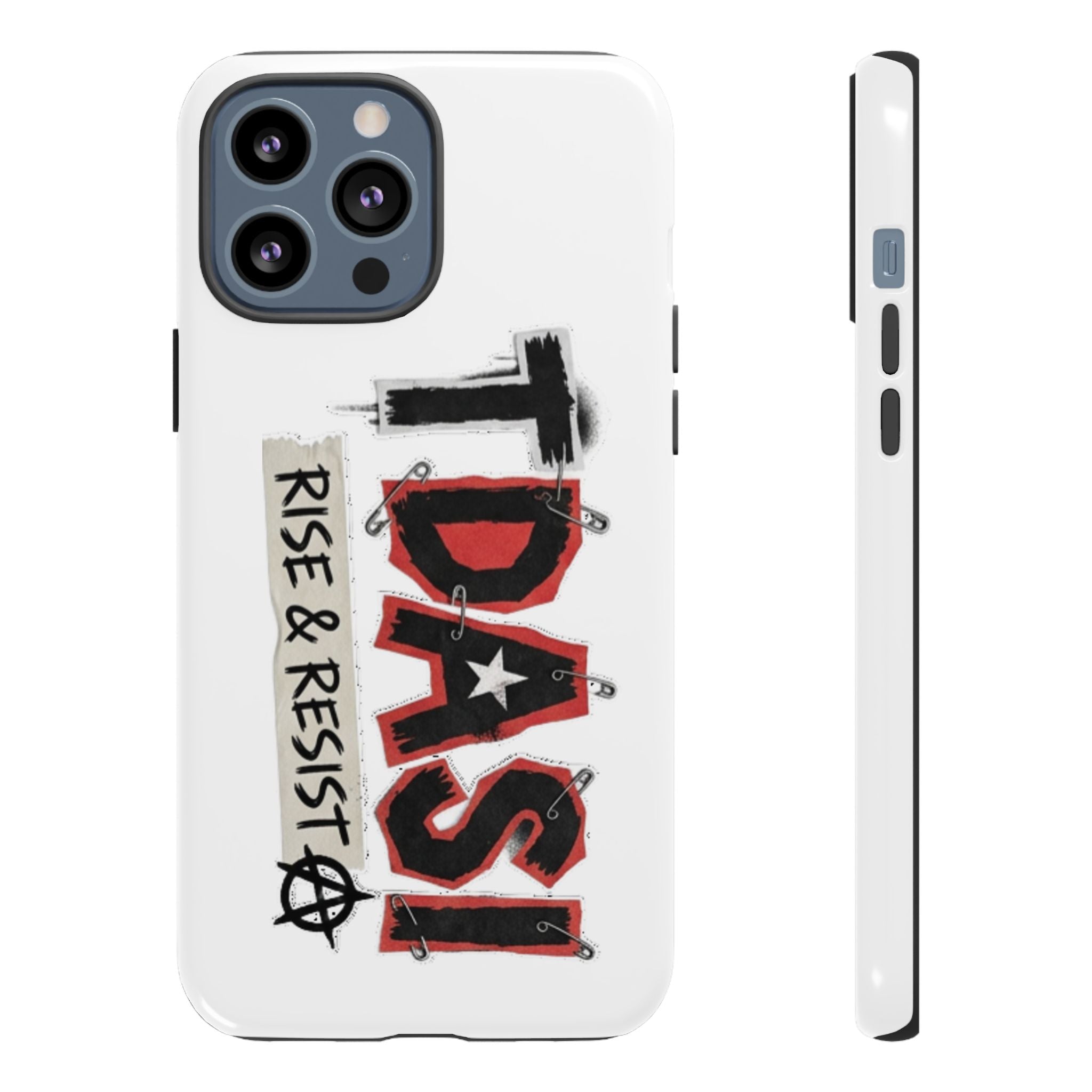 Tough Cases Phone Case – “TDASI Rise & Resist” Punk Graphic Protective Cover