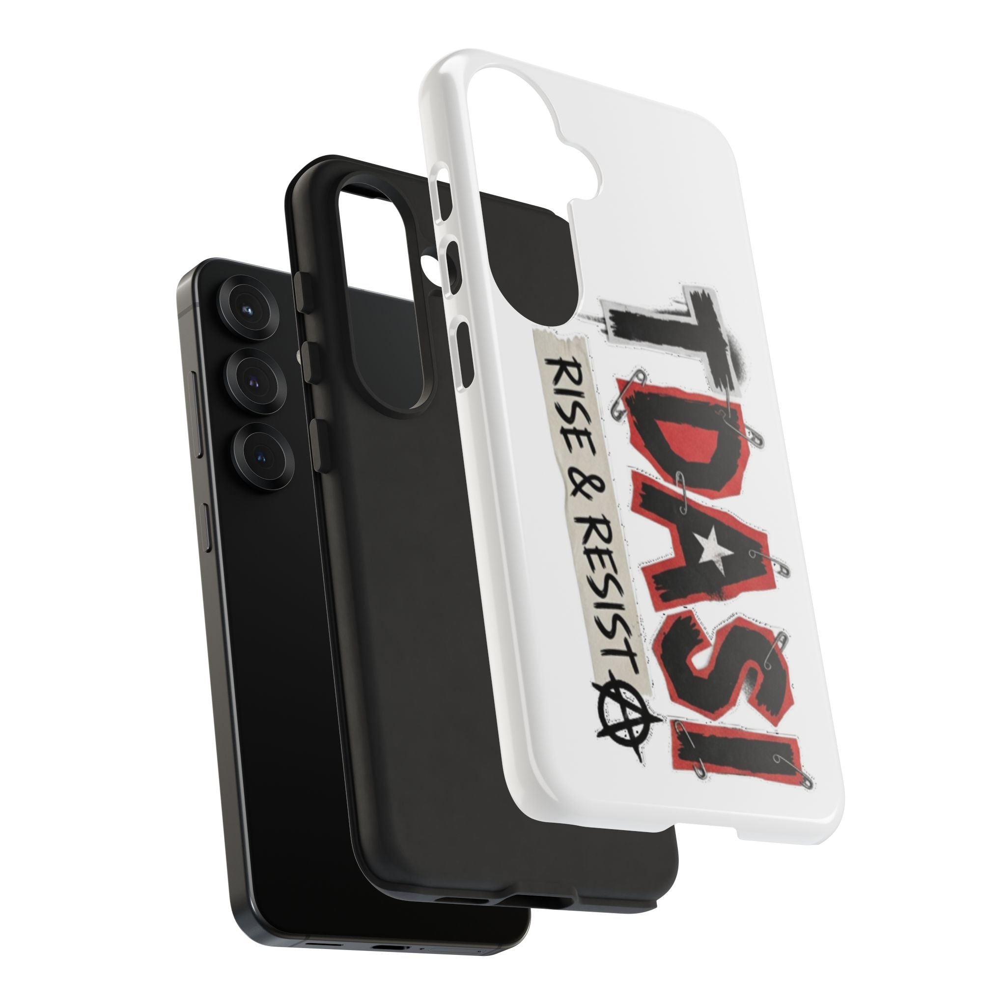 Tough Cases Phone Case – “TDASI Rise & Resist” Punk Graphic Protective Cover