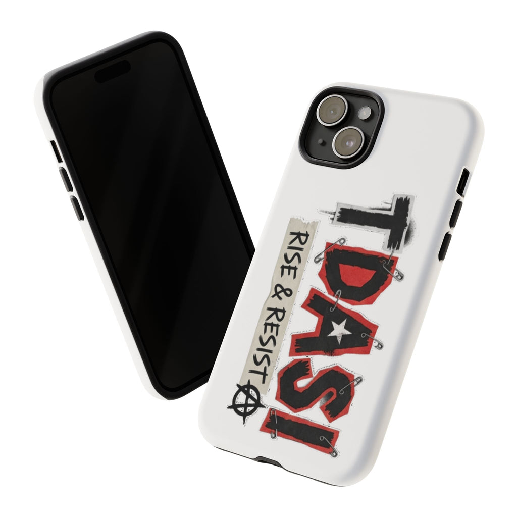 Tough Cases Phone Case – “TDASI Rise & Resist” Punk Graphic Protective Cover