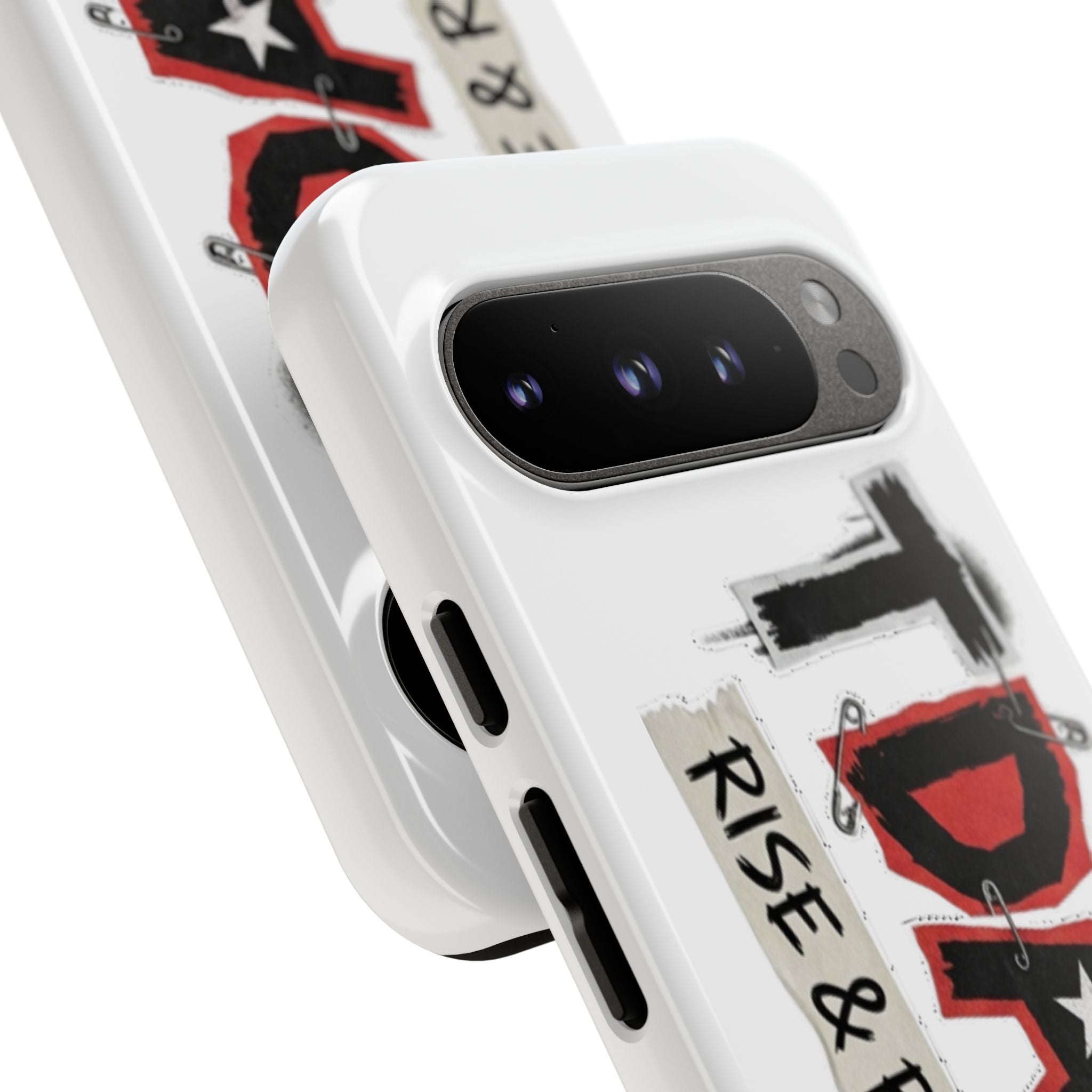 Tough Cases Phone Case – “TDASI Rise & Resist” Punk Graphic Protective Cover