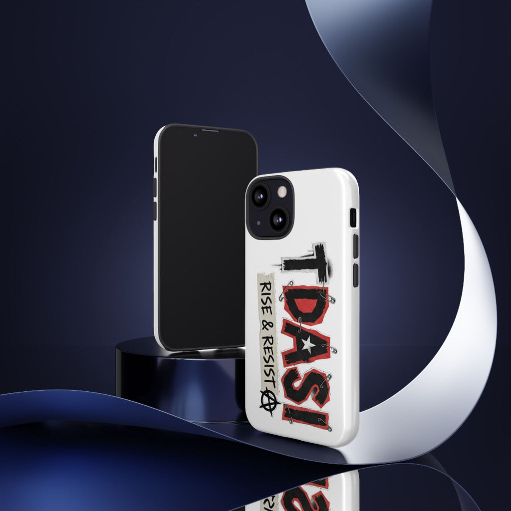 Tough Cases Phone Case – “TDASI Rise & Resist” Punk Graphic Protective Cover