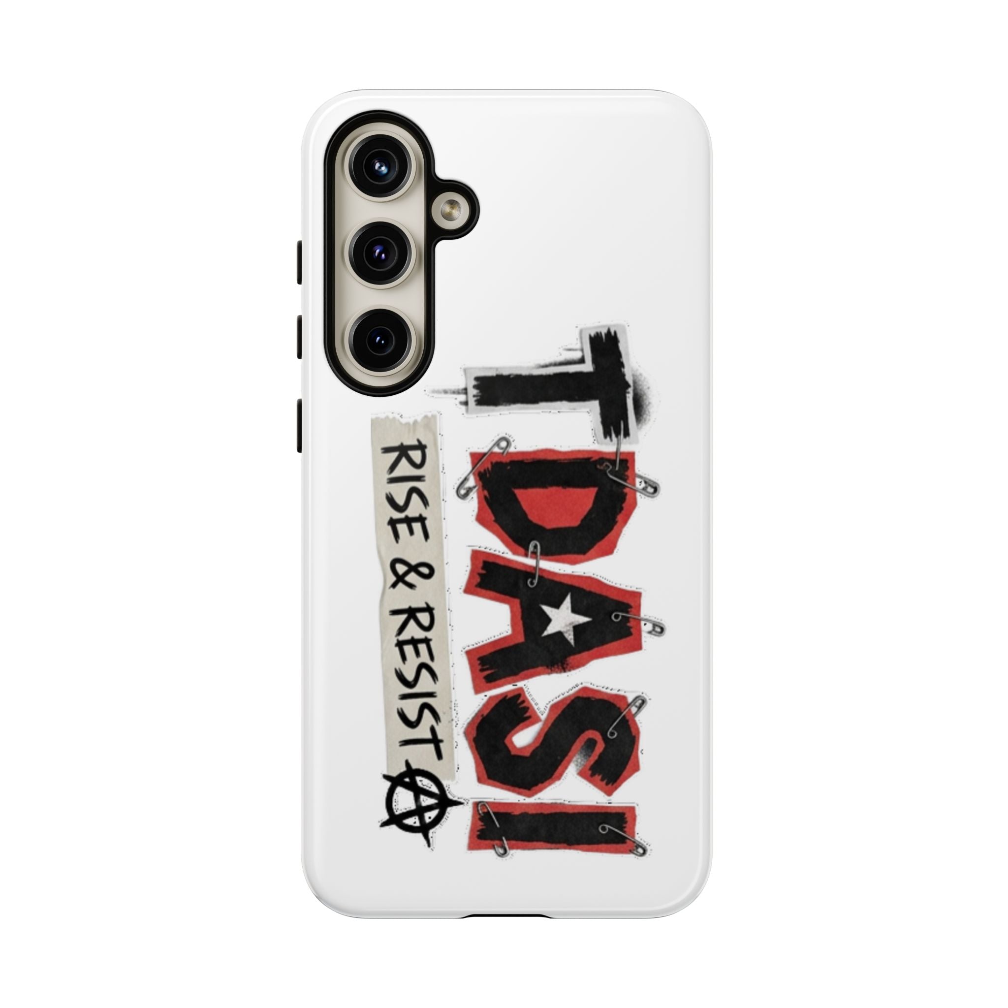 Tough Cases Phone Case – “TDASI Rise & Resist” Punk Graphic Protective Cover