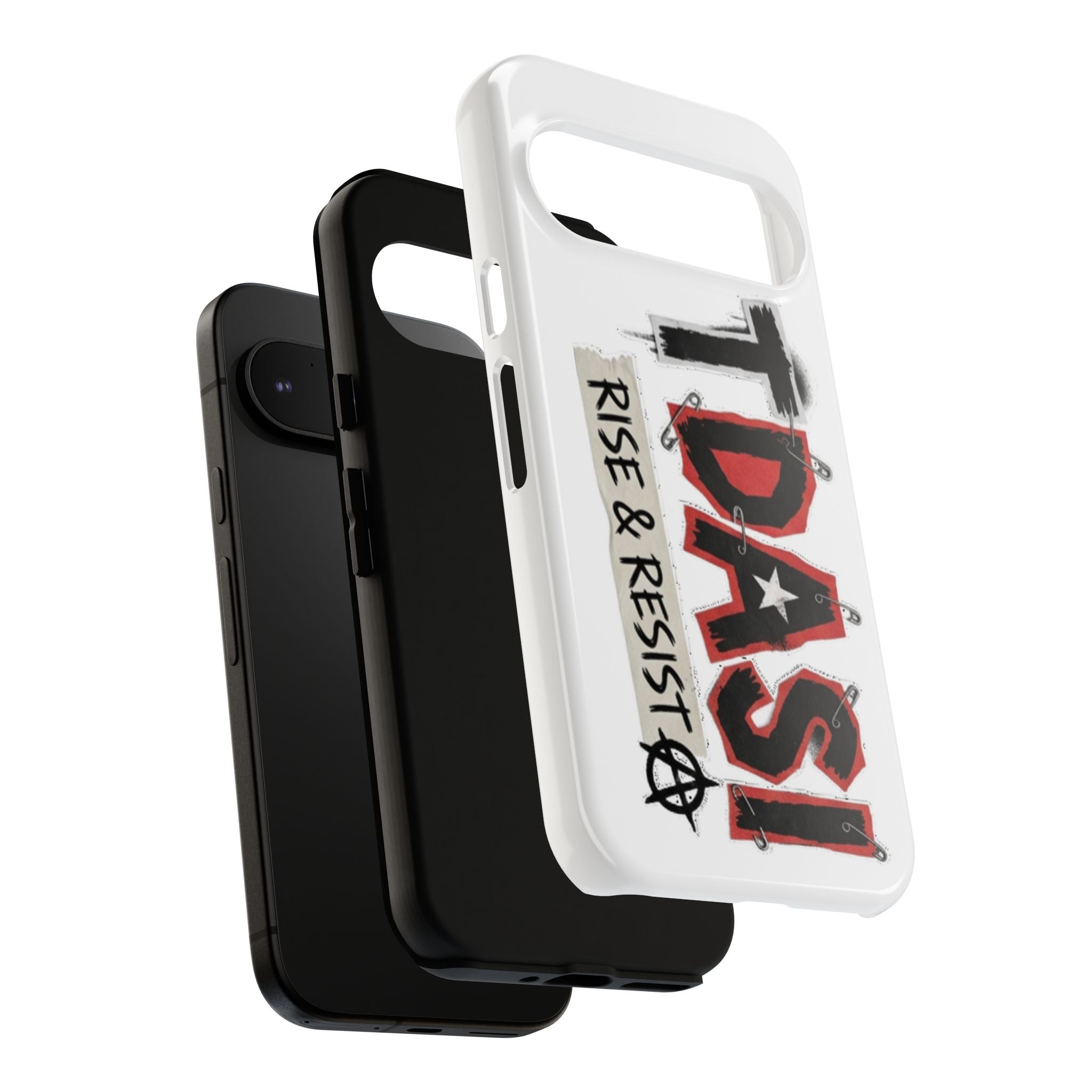 Tough Cases Phone Case – “TDASI Rise & Resist” Punk Graphic Protective Cover