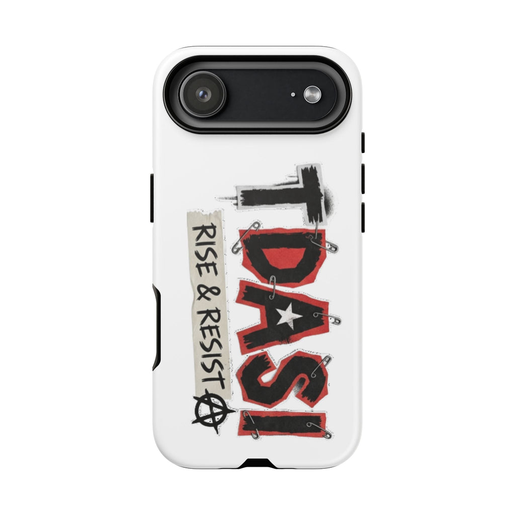 Tough Cases Phone Case – “TDASI Rise & Resist” Punk Graphic Protective Cover