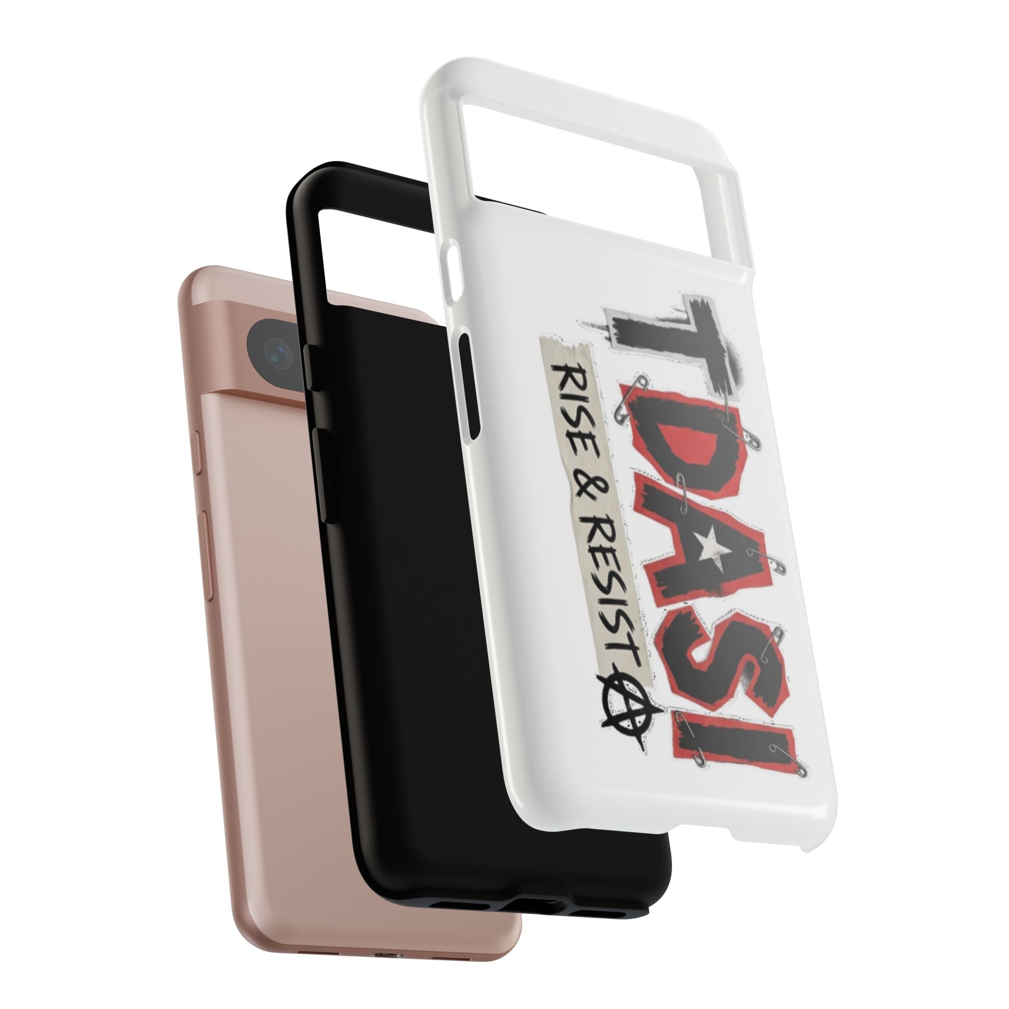 Tough Cases Phone Case – “TDASI Rise & Resist” Punk Graphic Protective Cover