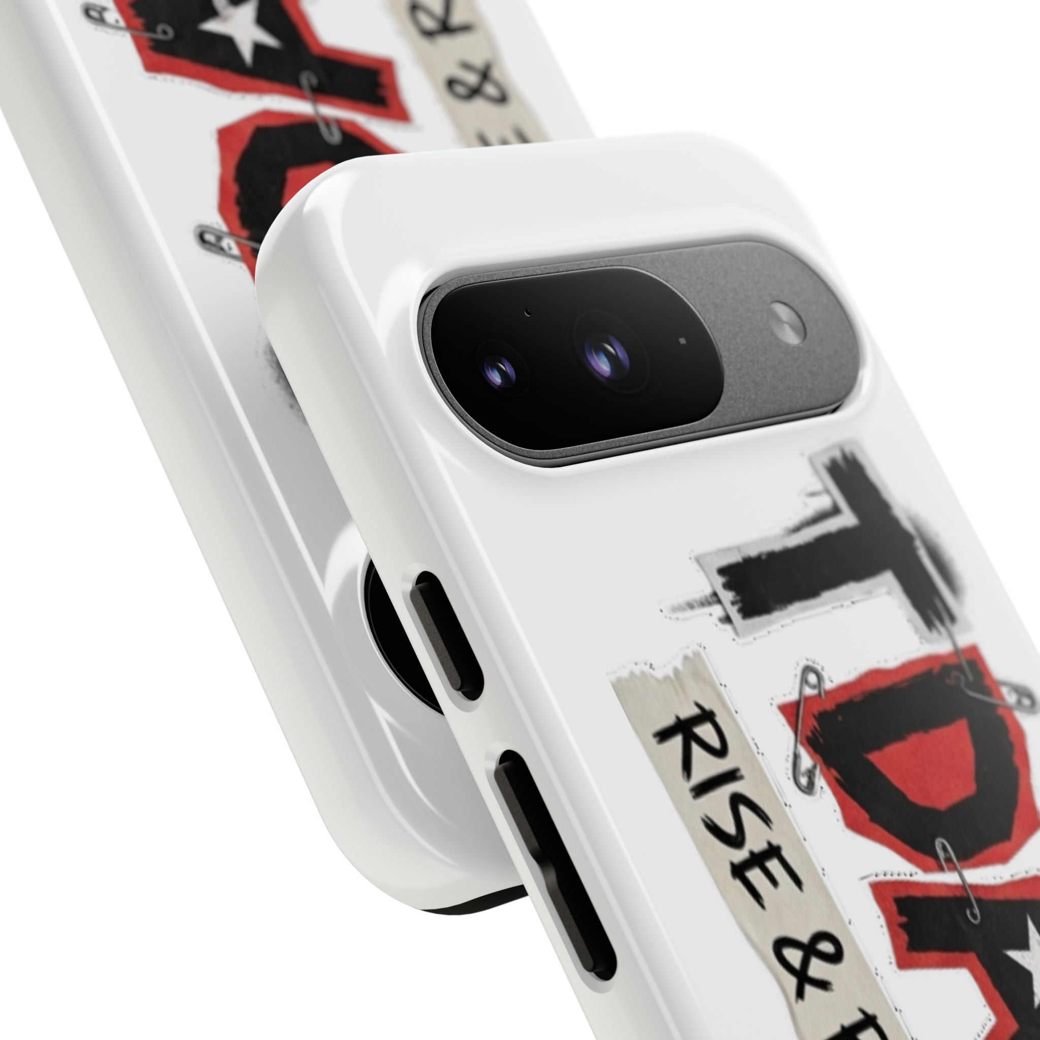 Tough Cases Phone Case – “TDASI Rise & Resist” Punk Graphic Protective Cover