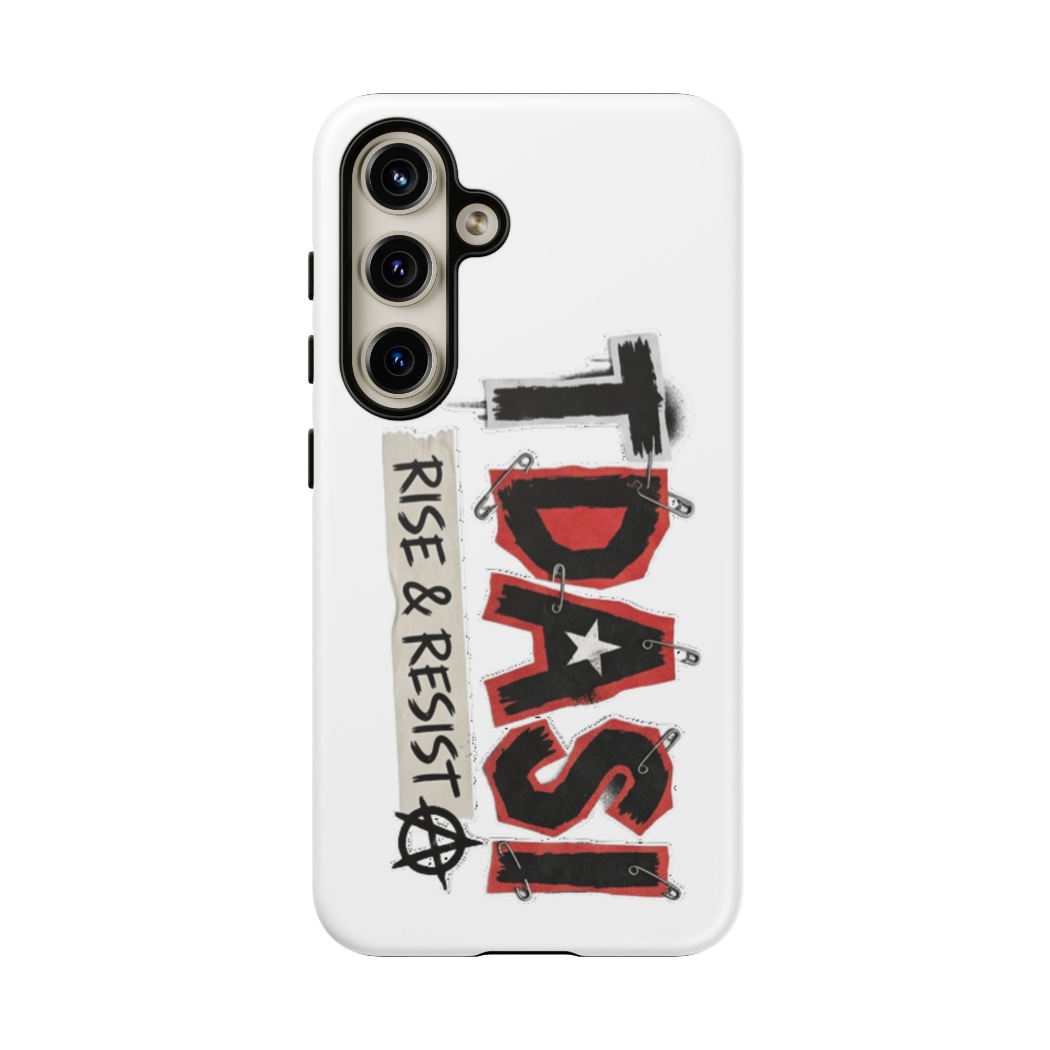 Tough Cases Phone Case – “TDASI Rise & Resist” Punk Graphic Protective Cover