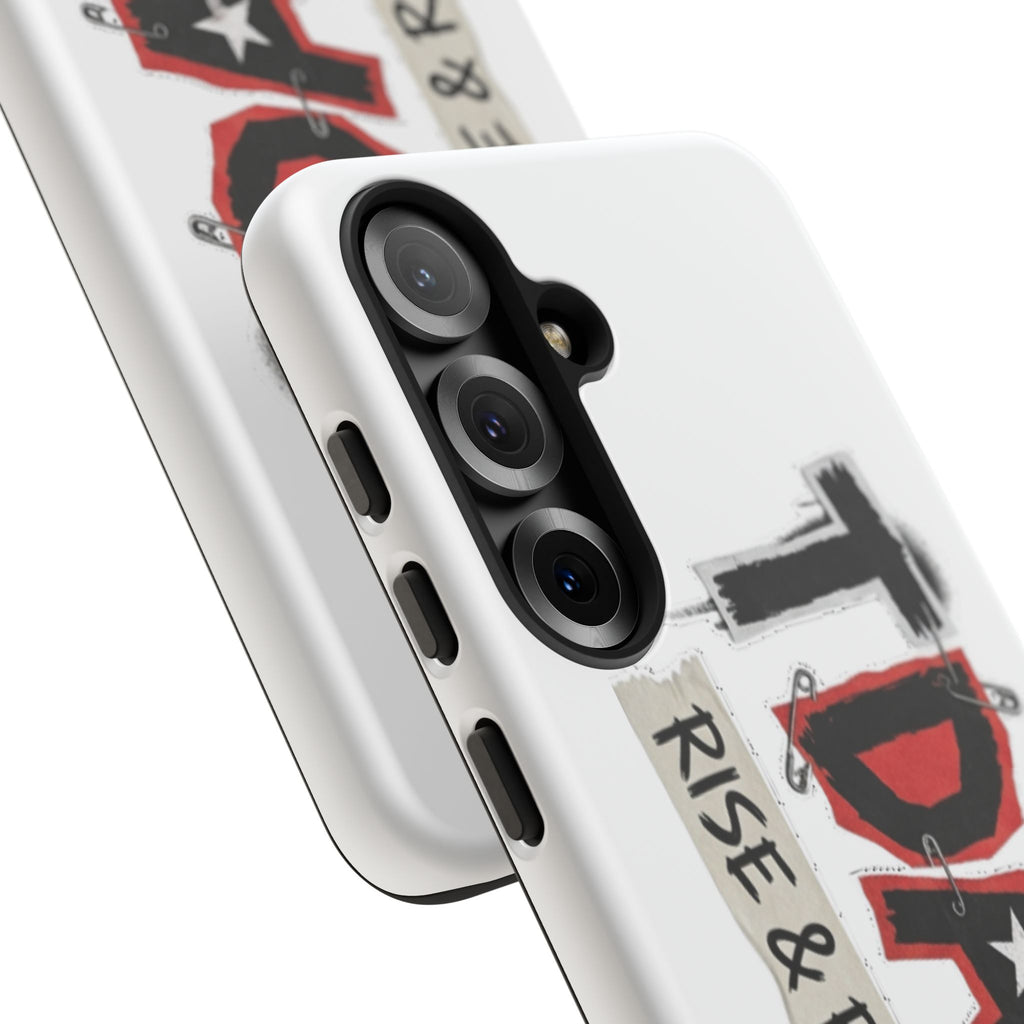 Tough Cases Phone Case – “TDASI Rise & Resist” Punk Graphic Protective Cover