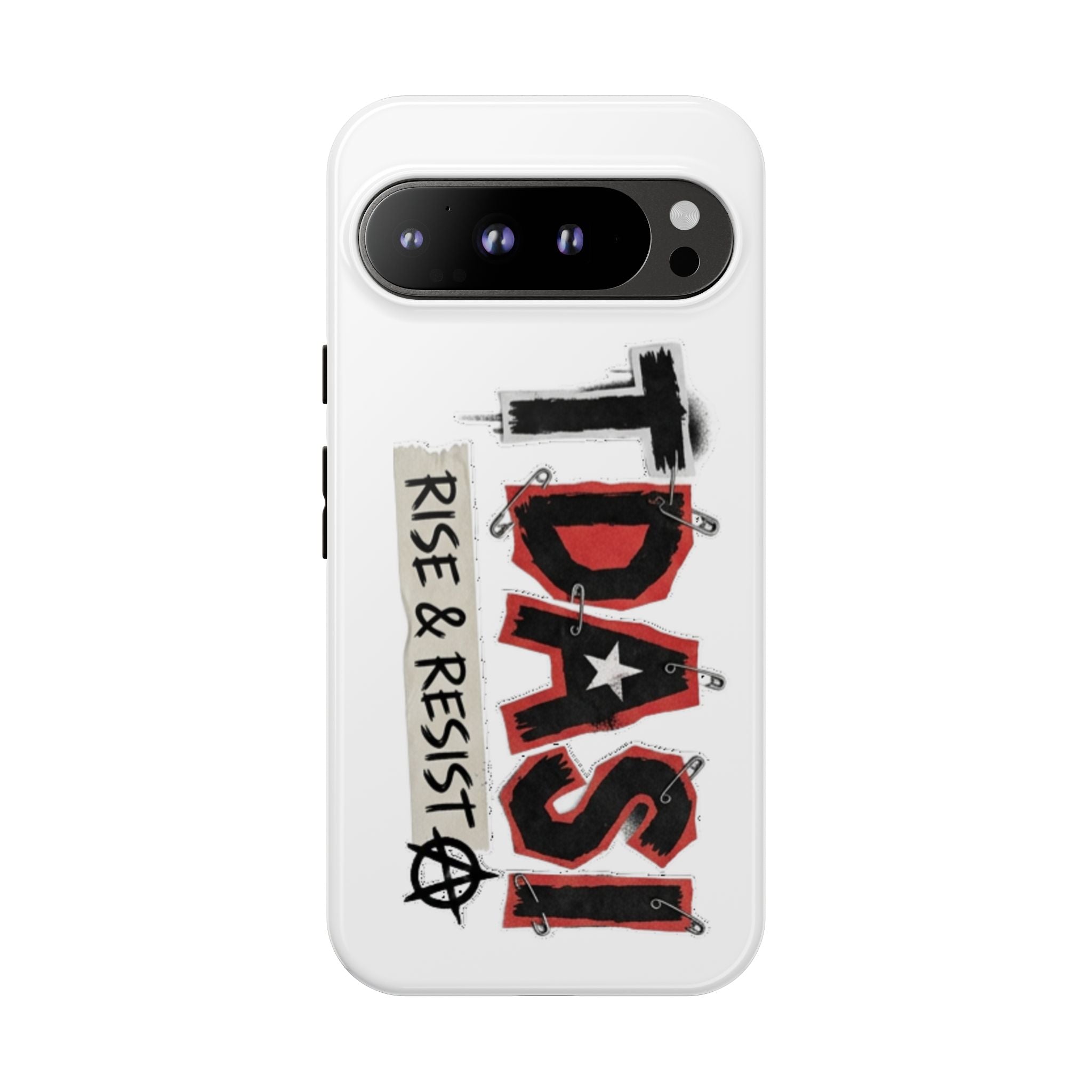 Tough Cases Phone Case – “TDASI Rise & Resist” Punk Graphic Protective Cover