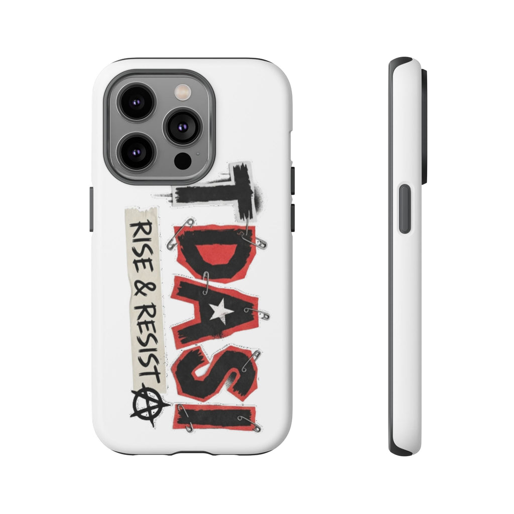 Tough Cases Phone Case – “TDASI Rise & Resist” Punk Graphic Protective Cover