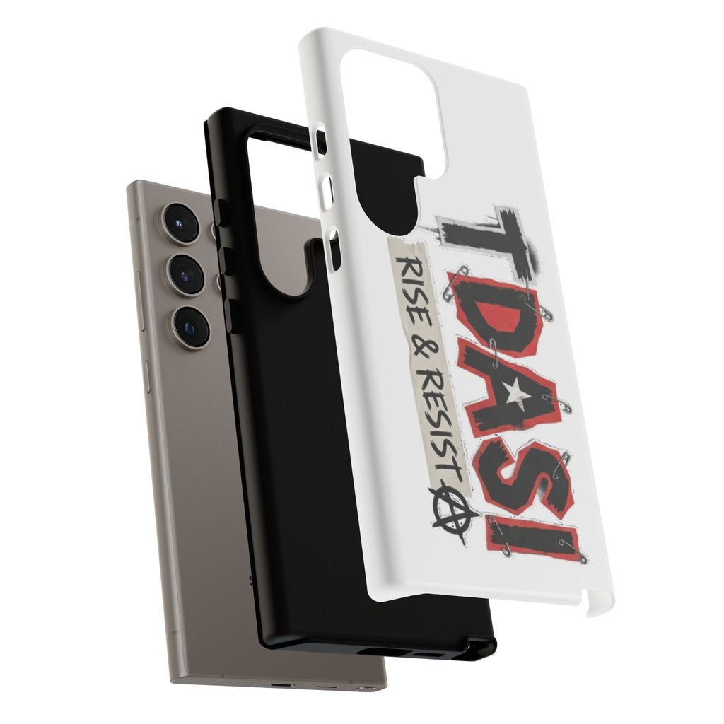 Tough Cases Phone Case – “TDASI Rise & Resist” Punk Graphic Protective Cover