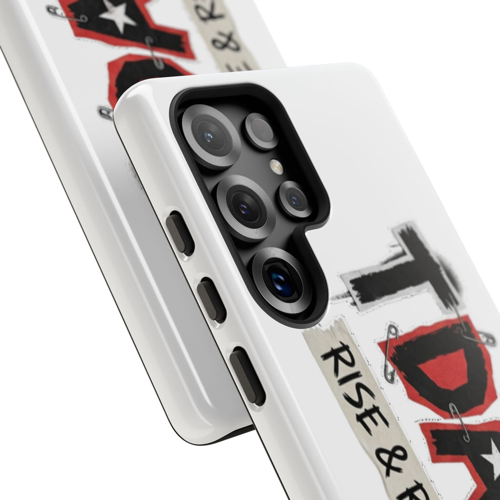 Tough Cases Phone Case – “TDASI Rise & Resist” Punk Graphic Protective Cover
