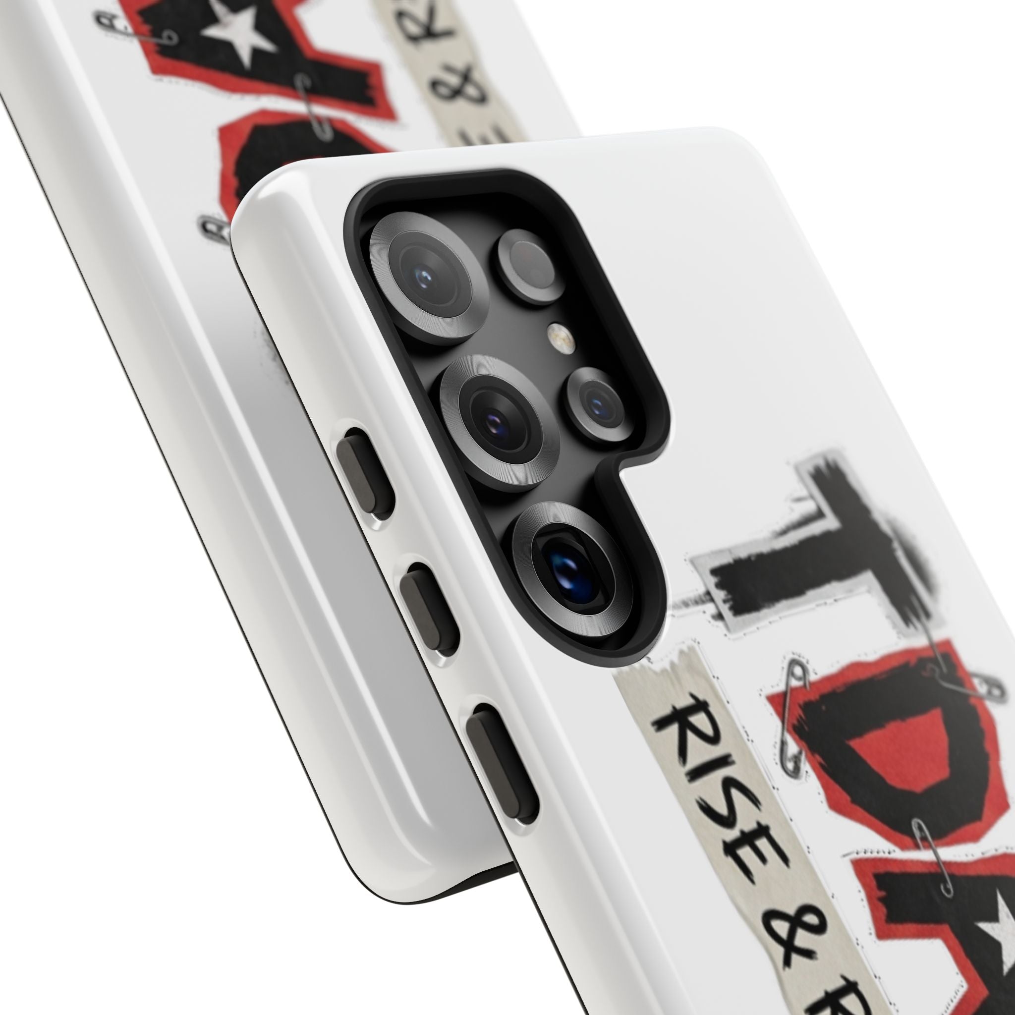 Tough Cases Phone Case – “TDASI Rise & Resist” Punk Graphic Protective Cover