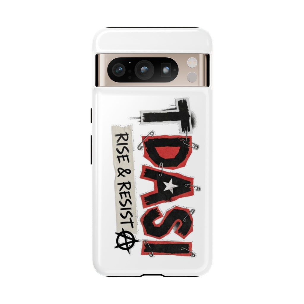 Tough Cases Phone Case – “TDASI Rise & Resist” Punk Graphic Protective Cover