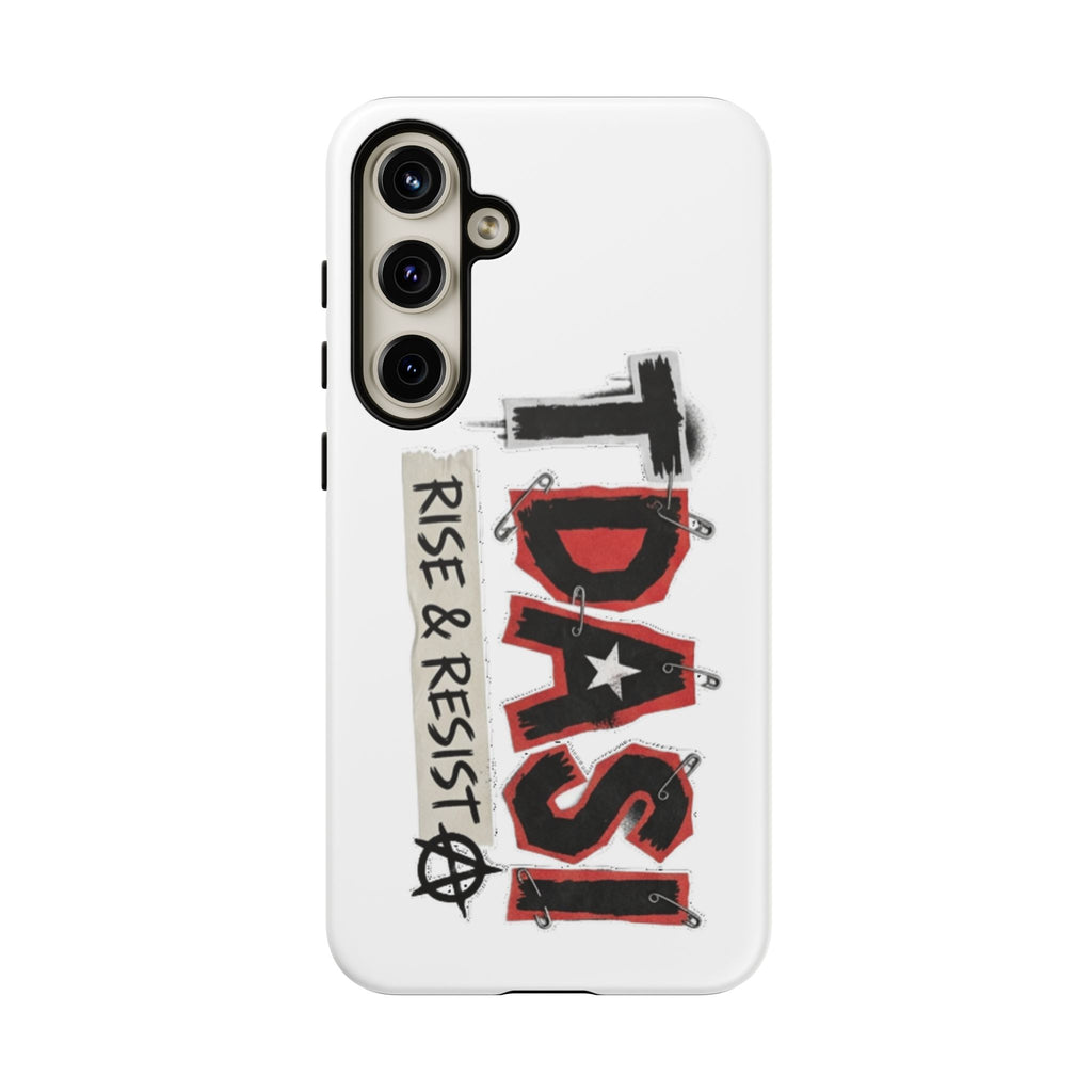 Tough Cases Phone Case – “TDASI Rise & Resist” Punk Graphic Protective Cover