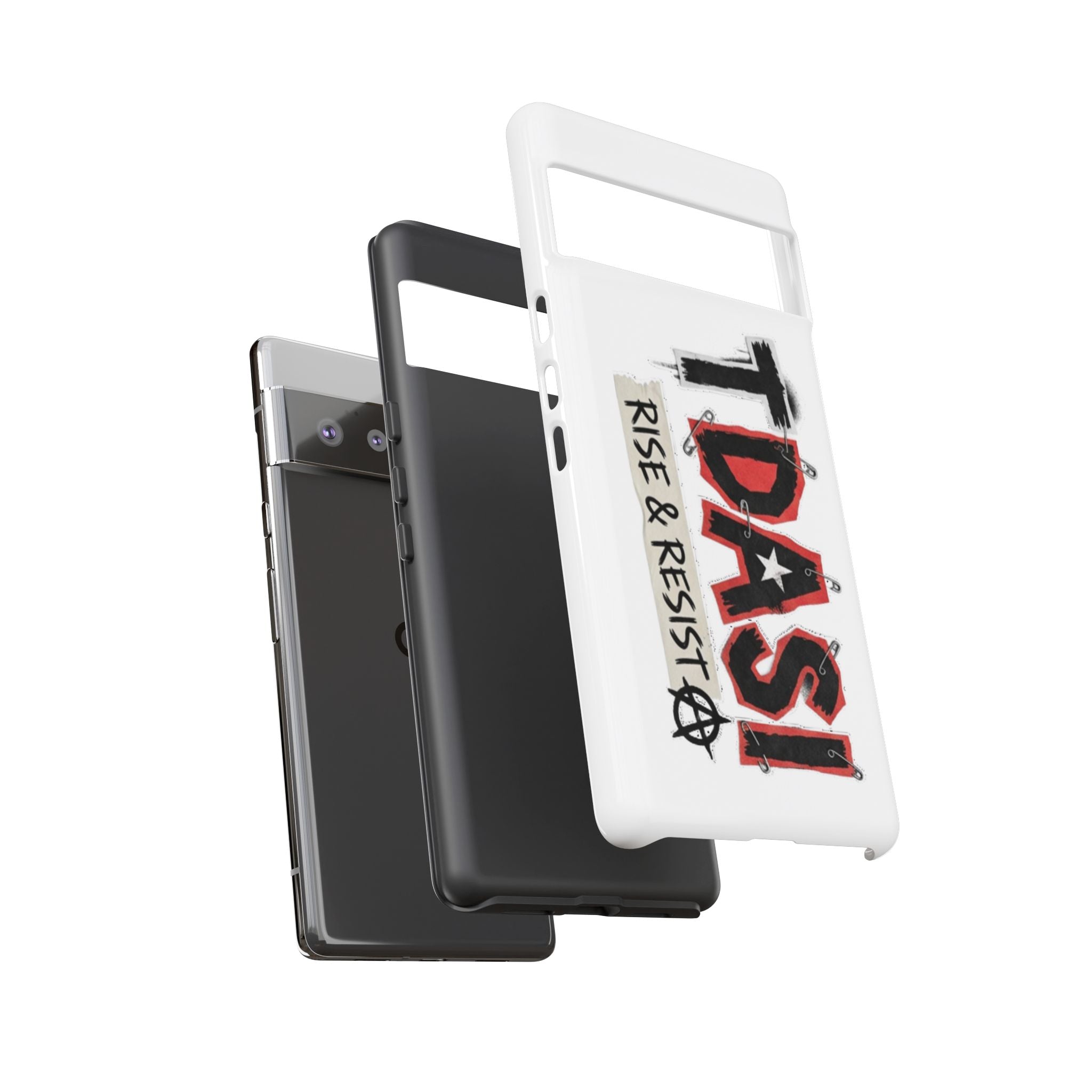 Tough Cases Phone Case – “TDASI Rise & Resist” Punk Graphic Protective Cover