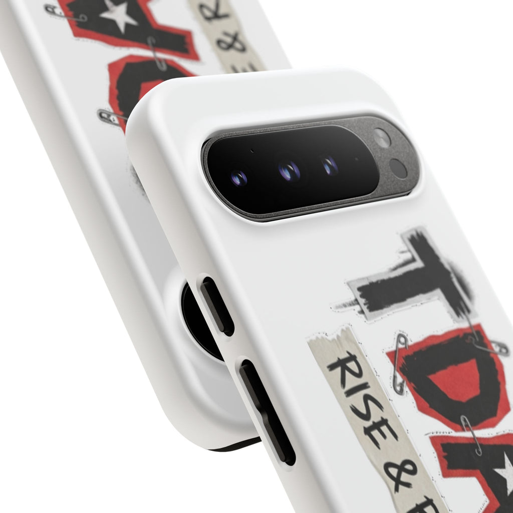 Tough Cases Phone Case – “TDASI Rise & Resist” Punk Graphic Protective Cover