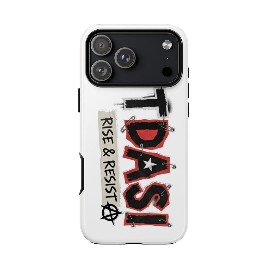 Tough Cases Phone Case – “TDASI Rise & Resist” Punk Graphic Protective Cover
