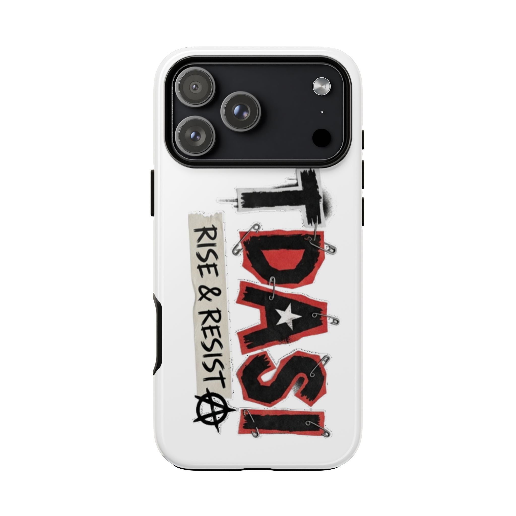 Tough Cases Phone Case – “TDASI Rise & Resist” Punk Graphic Protective Cover