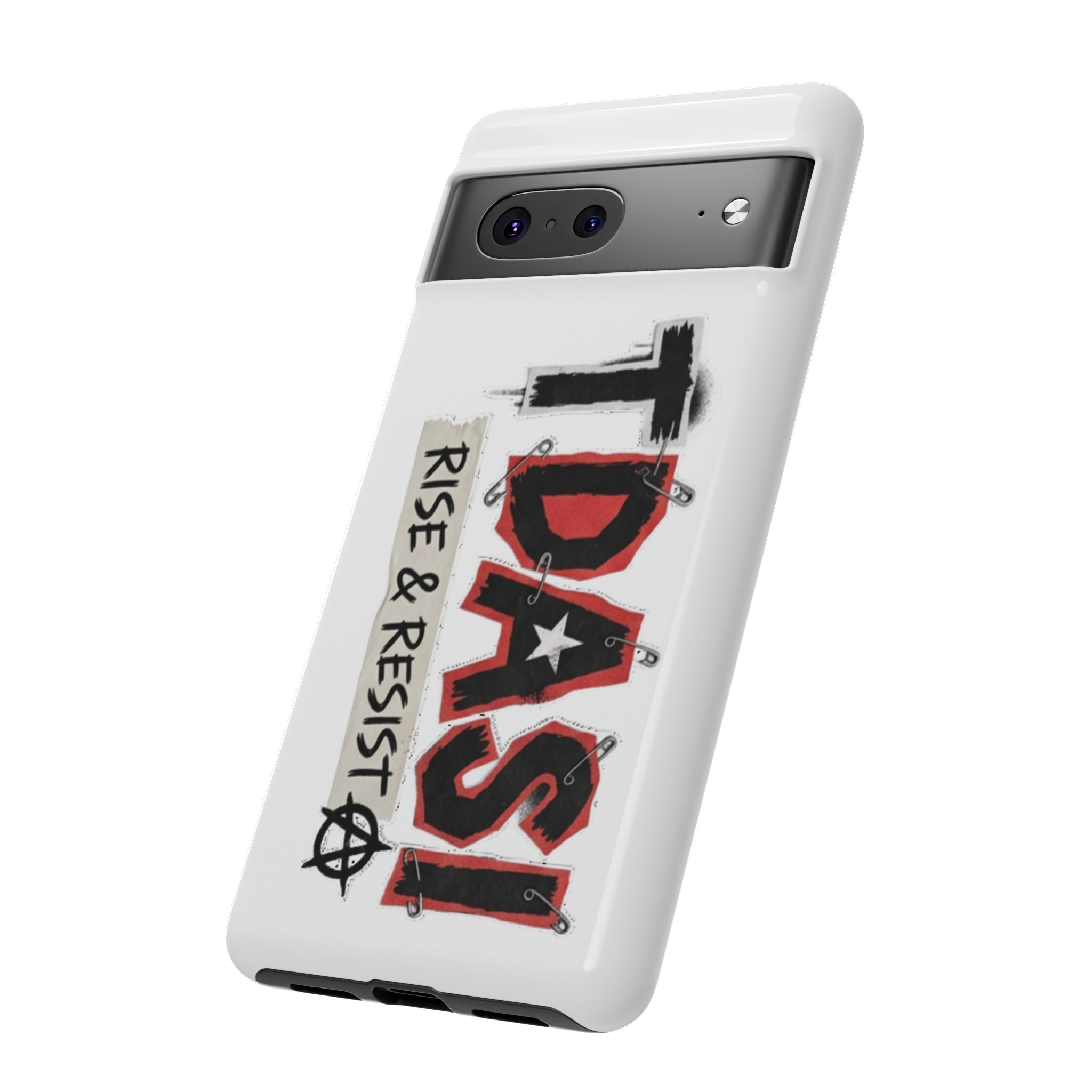 Tough Cases Phone Case – “TDASI Rise & Resist” Punk Graphic Protective Cover